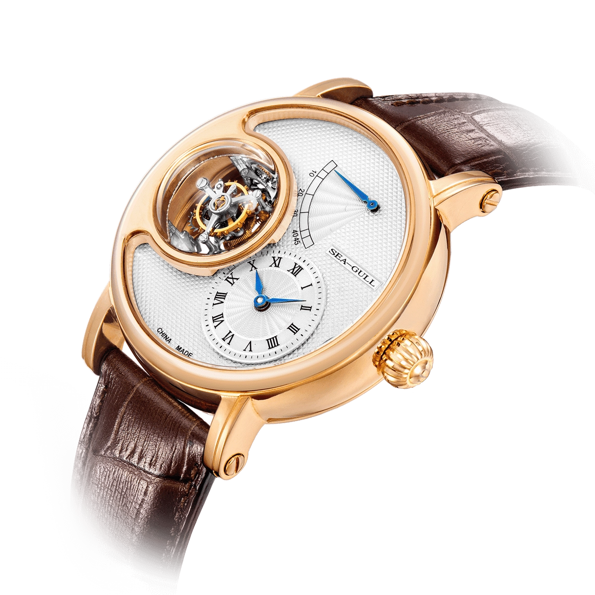 Grand Seagull 18K Gold Double Axis Tourbillon Watch