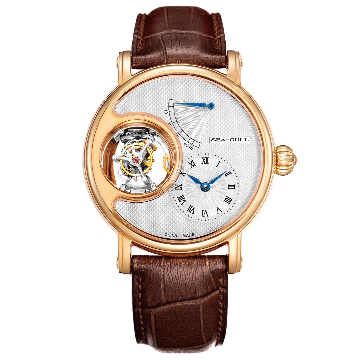 Grand Seagull 18K Gold Double Axis Tourbillon Watch