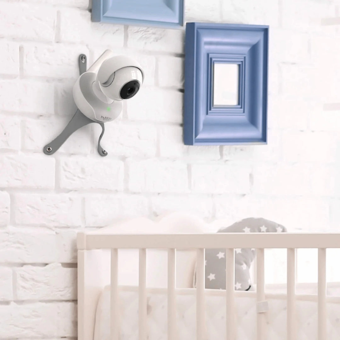 Hubble Nursery Pal Deluxe Twin 5" Smart HD Wi-Fi Video Baby Monitor - White