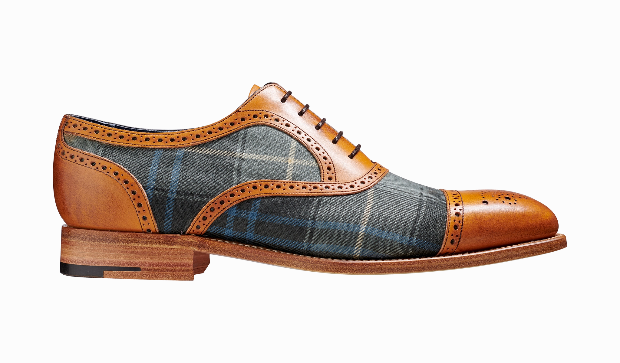Hursley - Cedar Calf / Check Fabric