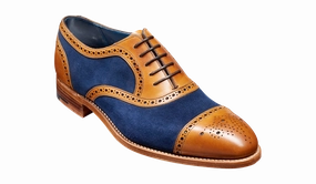 Hursley - Cedar Calf / Navy Suede