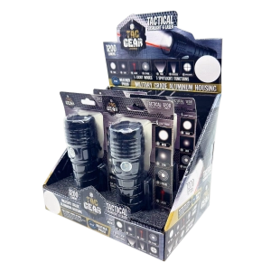 LED Flashlight Multi-Function Hazard Tool - 4 Pieces Per Retail Ready Display 41672