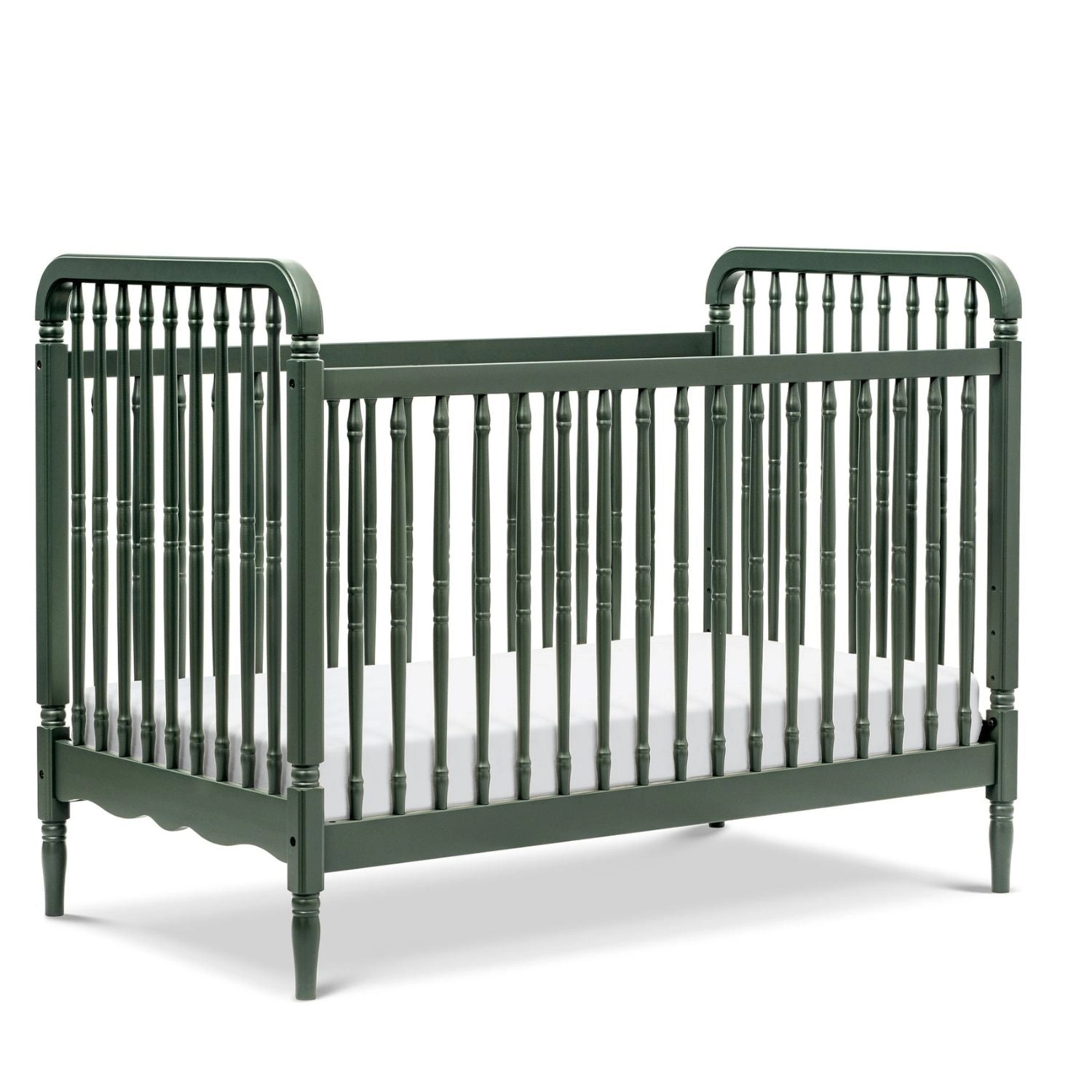 Liberty 3-in-1 Convertible Spindle Crib with Toddler Bed Conversion Kit