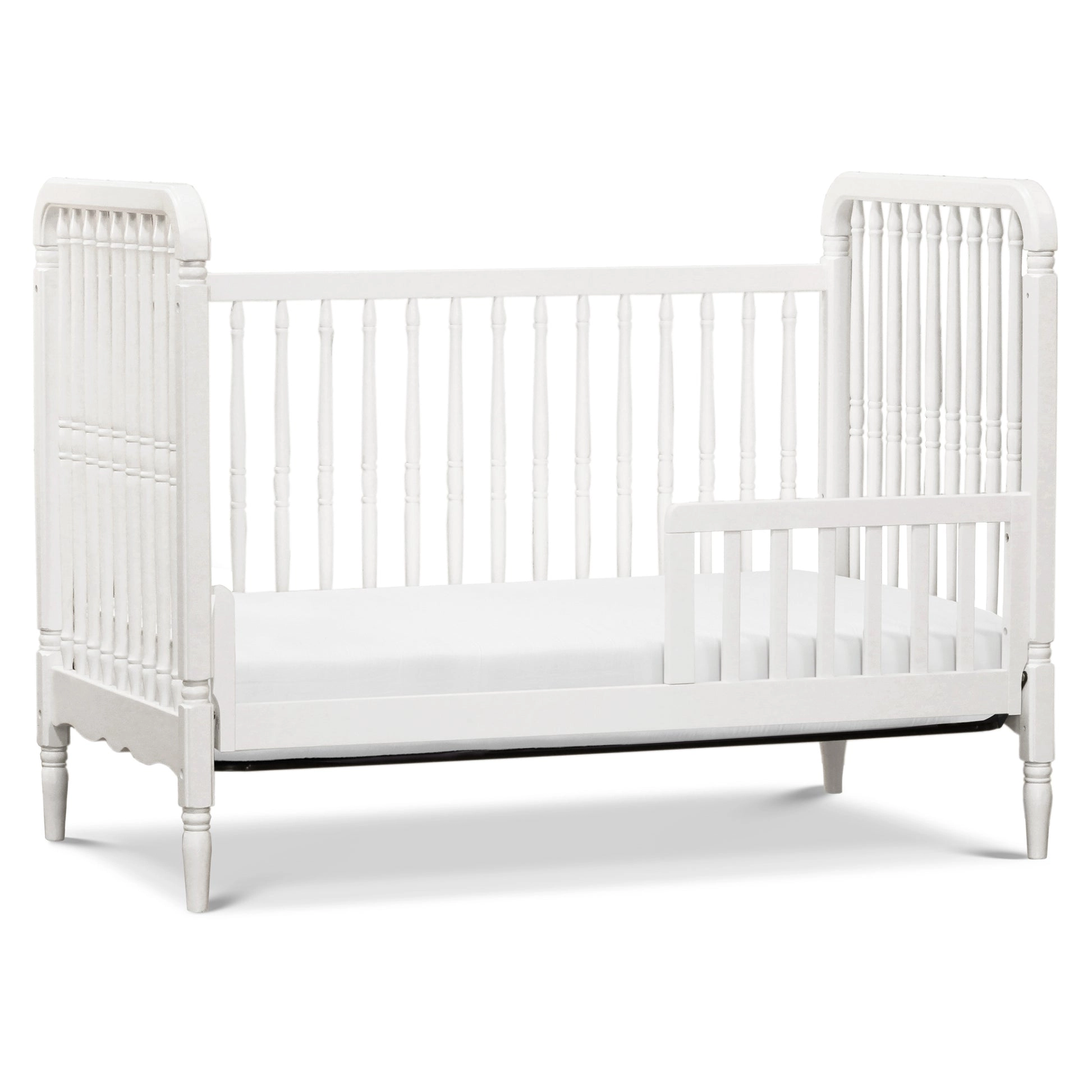 Liberty 3-in-1 Convertible Spindle Crib with Toddler Bed Conversion Kit