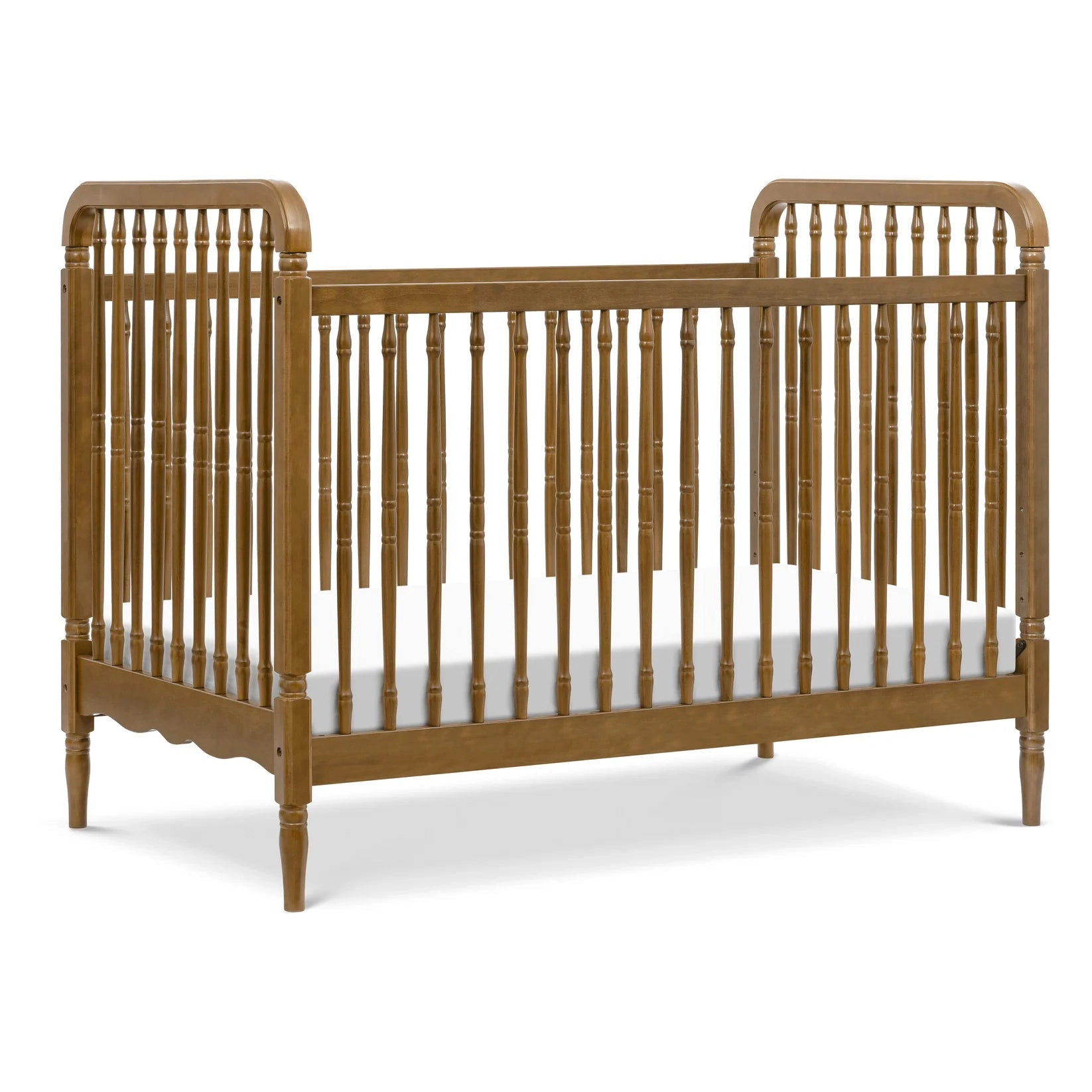 Liberty 3-in-1 Convertible Spindle Crib with Toddler Bed Conversion Kit
