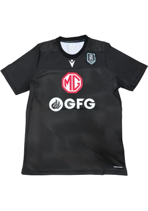 Macron Junior Port Adelaide Run out Tee <BR> 58130386