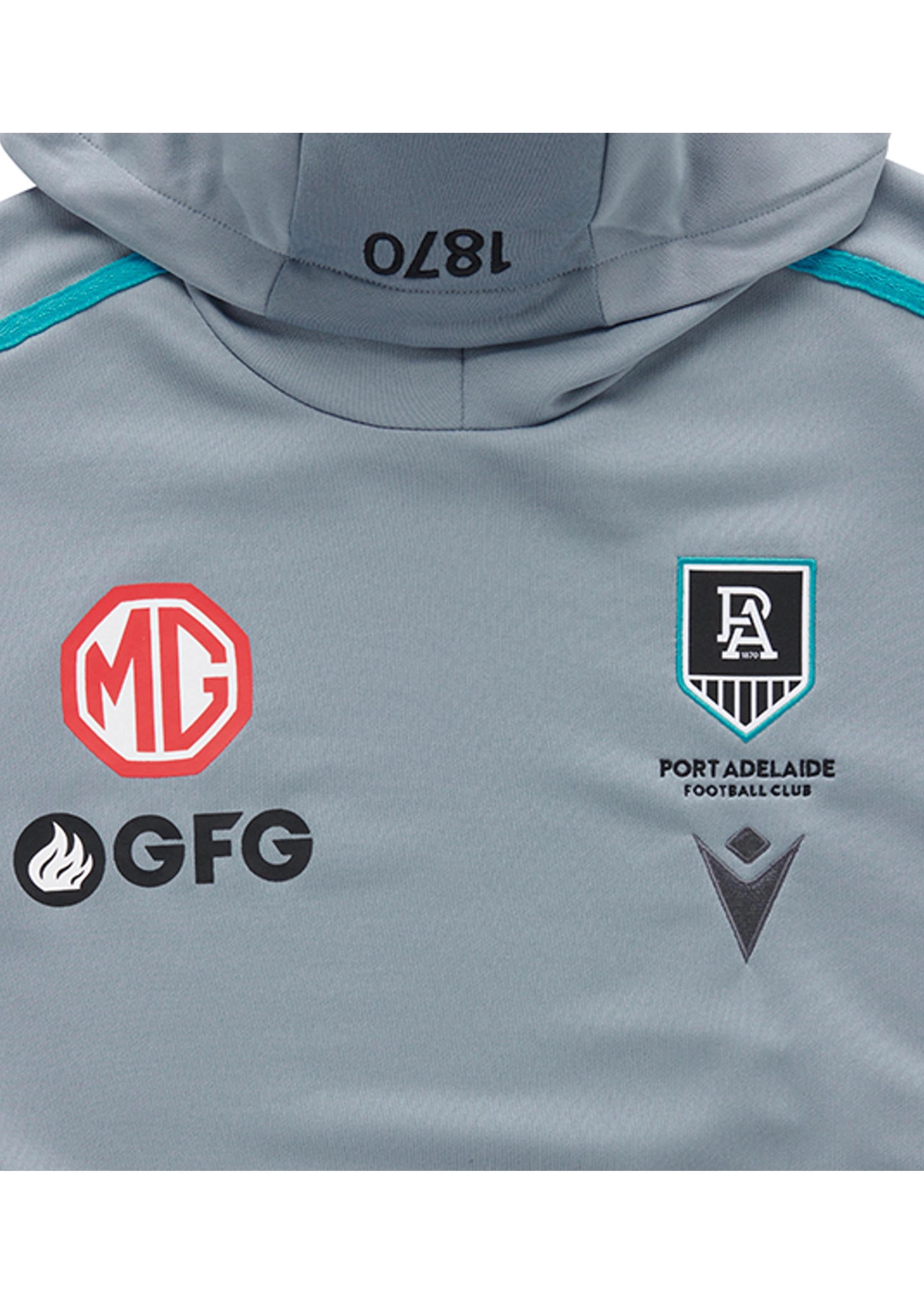 Macron Port Adelaide Youth M21 Travel SweatShirt <br> 58542843