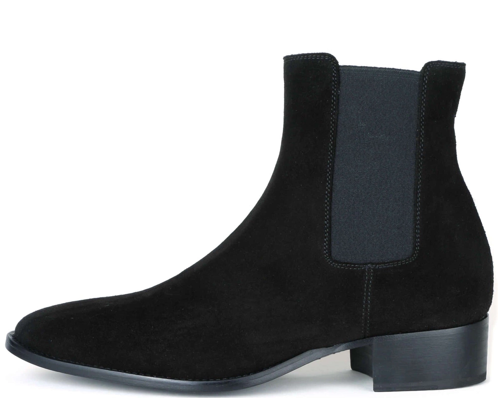 Manhattan Chelsea Boot Black Suede