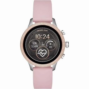 Michael Kors Access Womens Runway Touchscreen Smartwatch Stainless Steel Leather watch Pink  MKT5055