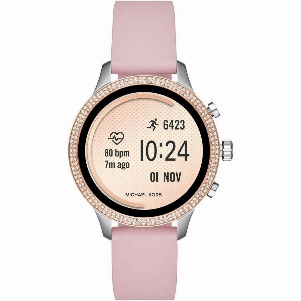 Michael Kors Access Womens Runway Touchscreen Smartwatch Stainless Steel Leather watch Pink  MKT5055
