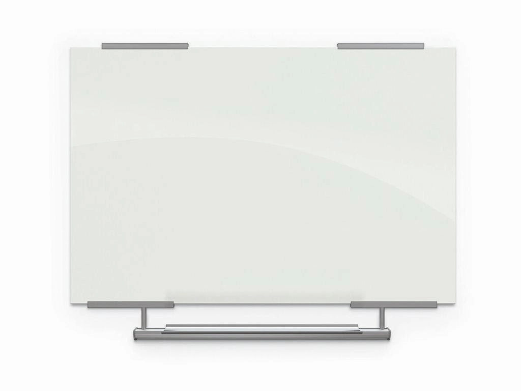 MooreCo Visionary Hierarchy - Whiteboard - wall mountable - 70.9 in x 47.2 in - tempered glass - magnetic - gloss white 83845-2X576