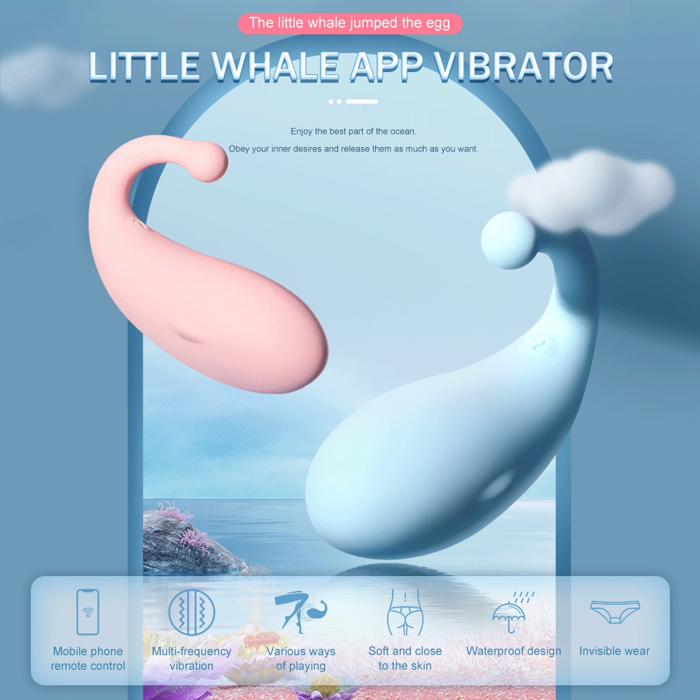 New! Atlantic Whale Vibrator for Women App Control Ergonomic Design