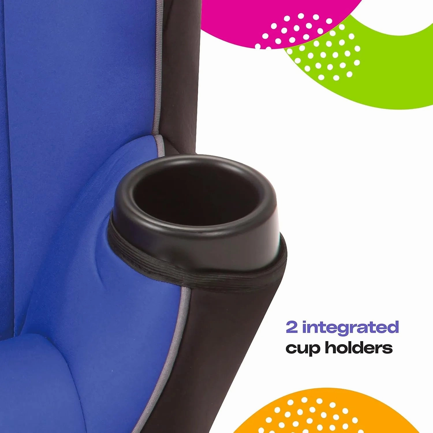 Onlook 2-in-1 Lightweight Convertible Car Seat - Vibrant Blue (See Description)