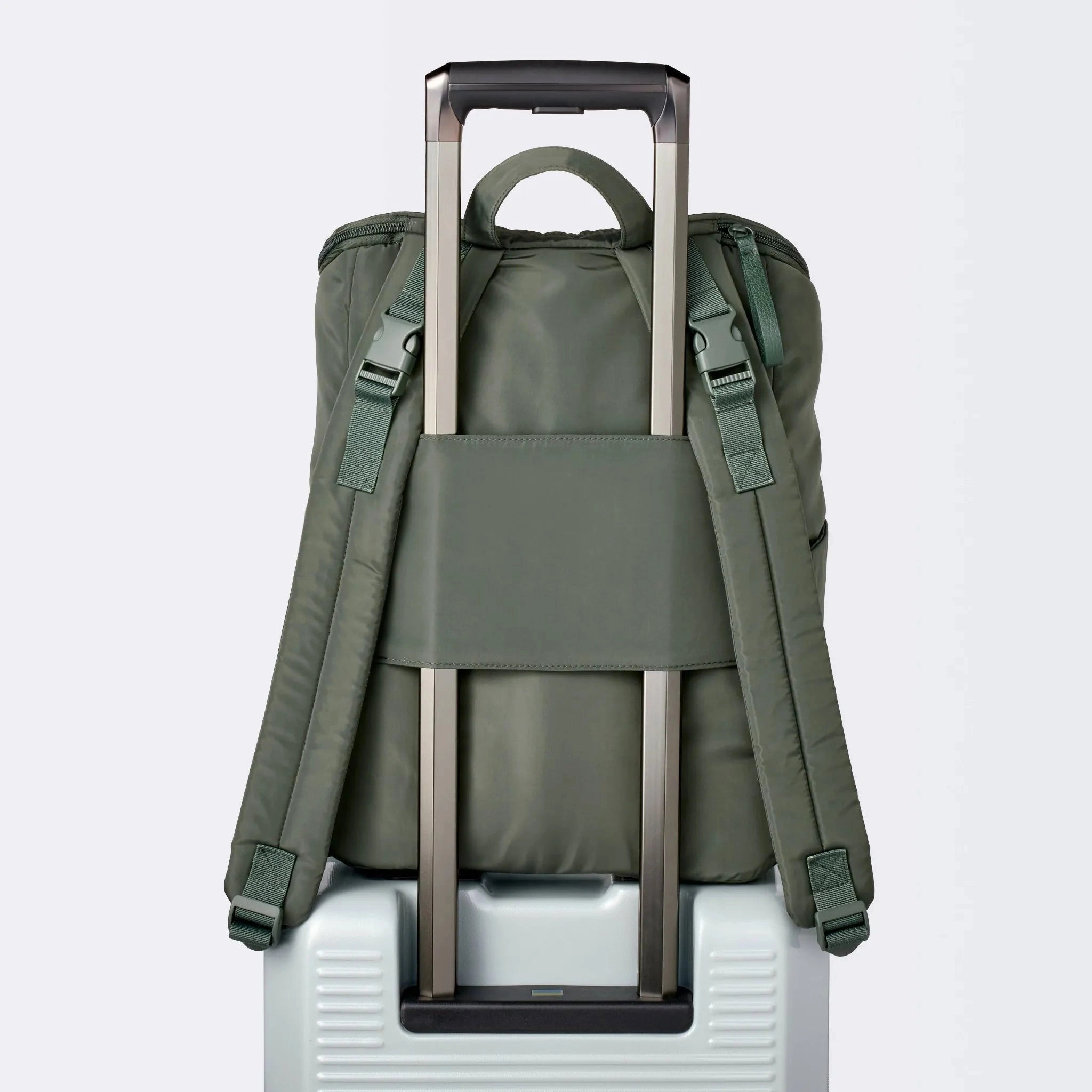 Open-Top Diaper Backpack - Green