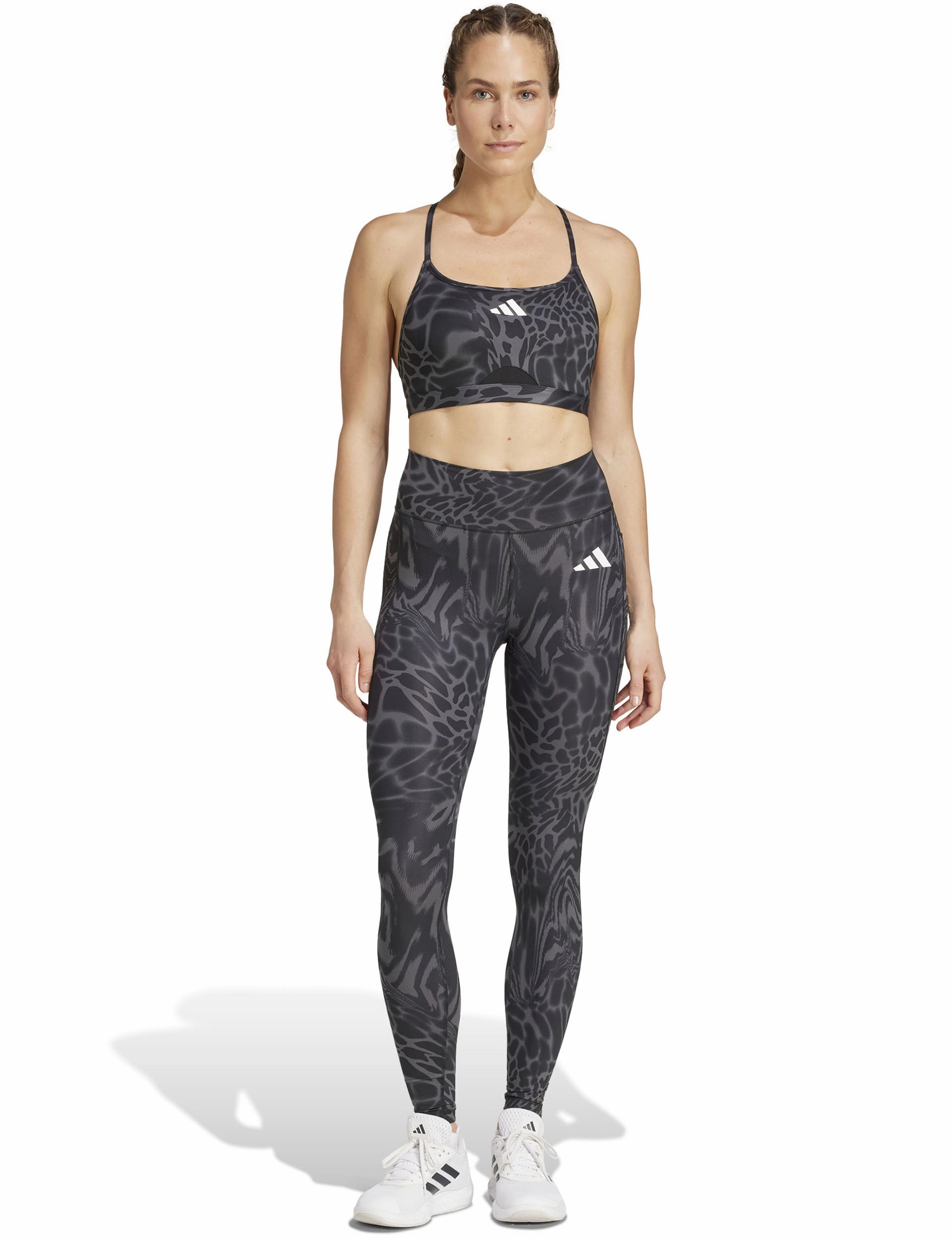 Optime Essentials Stash Pocket Full-Length Leggings - Black