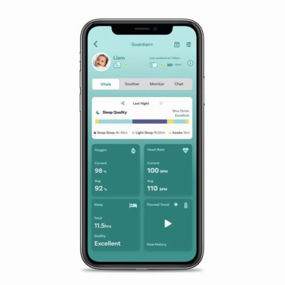Oricom Guardian Plus Smart Wearable Baby Monitor