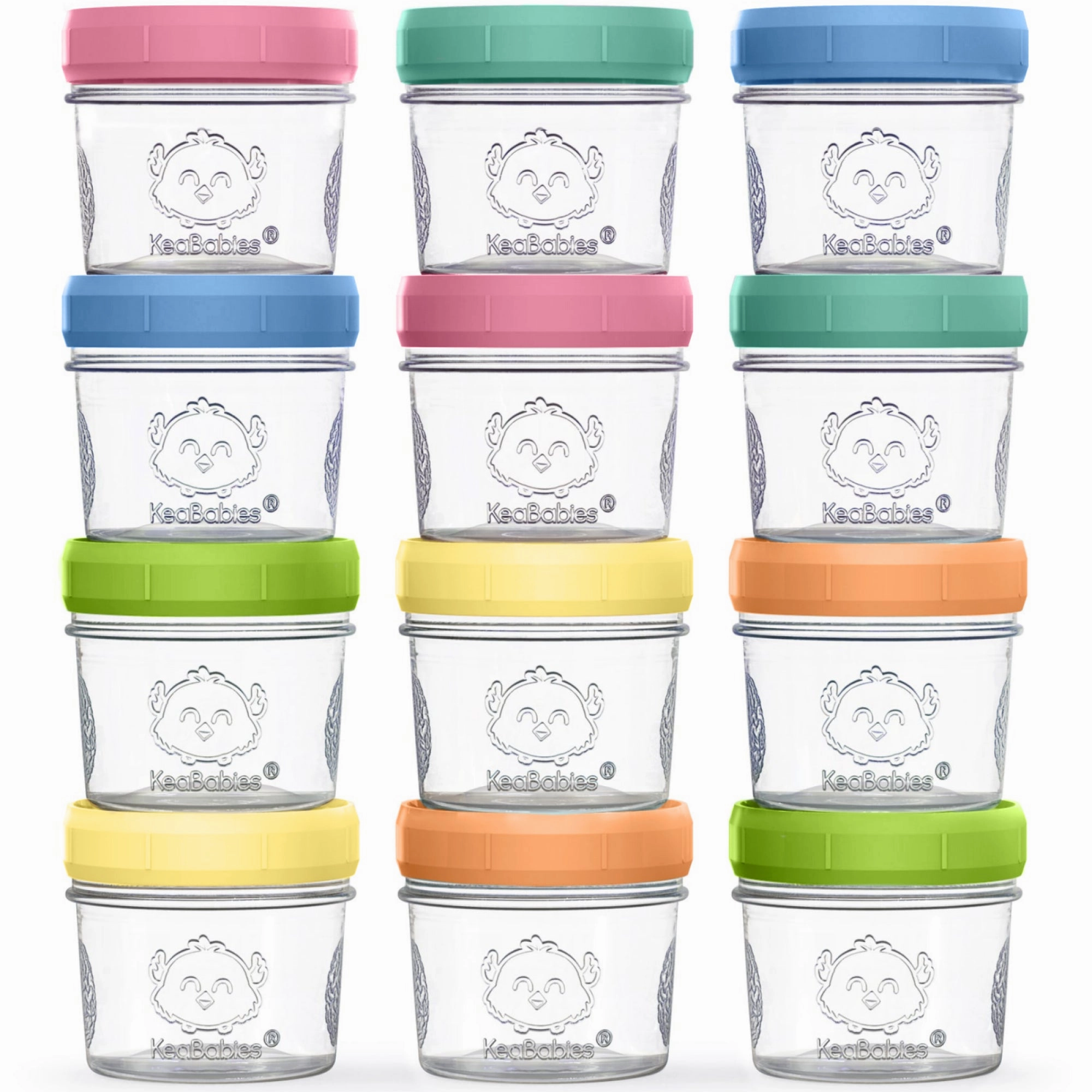 Prep Jars Baby Food Storage Glass Container (Kea)