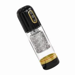 Quusvik - Men's Automatic Masturbation Cup with Suction & Telescopic Rotation