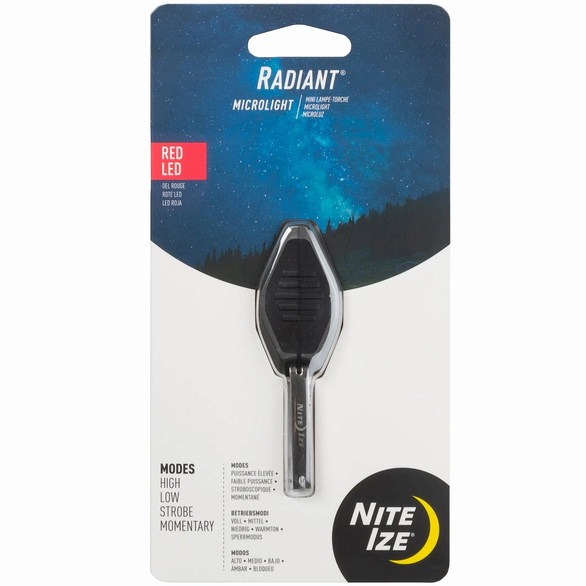Radiant Microlight LED Black/Red