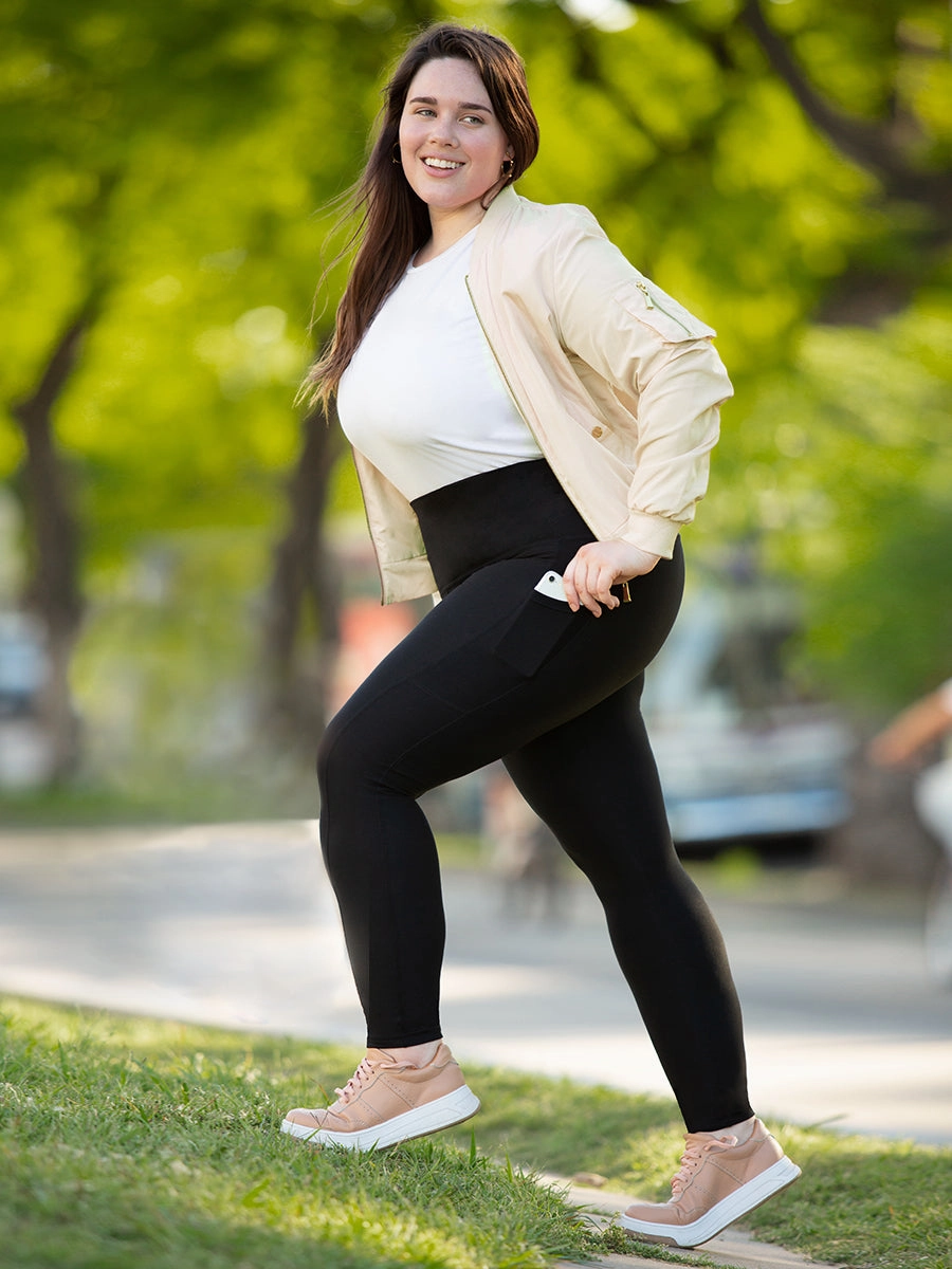 Shapermint Essentials Smoothing Sport Leggings - Dummy 2