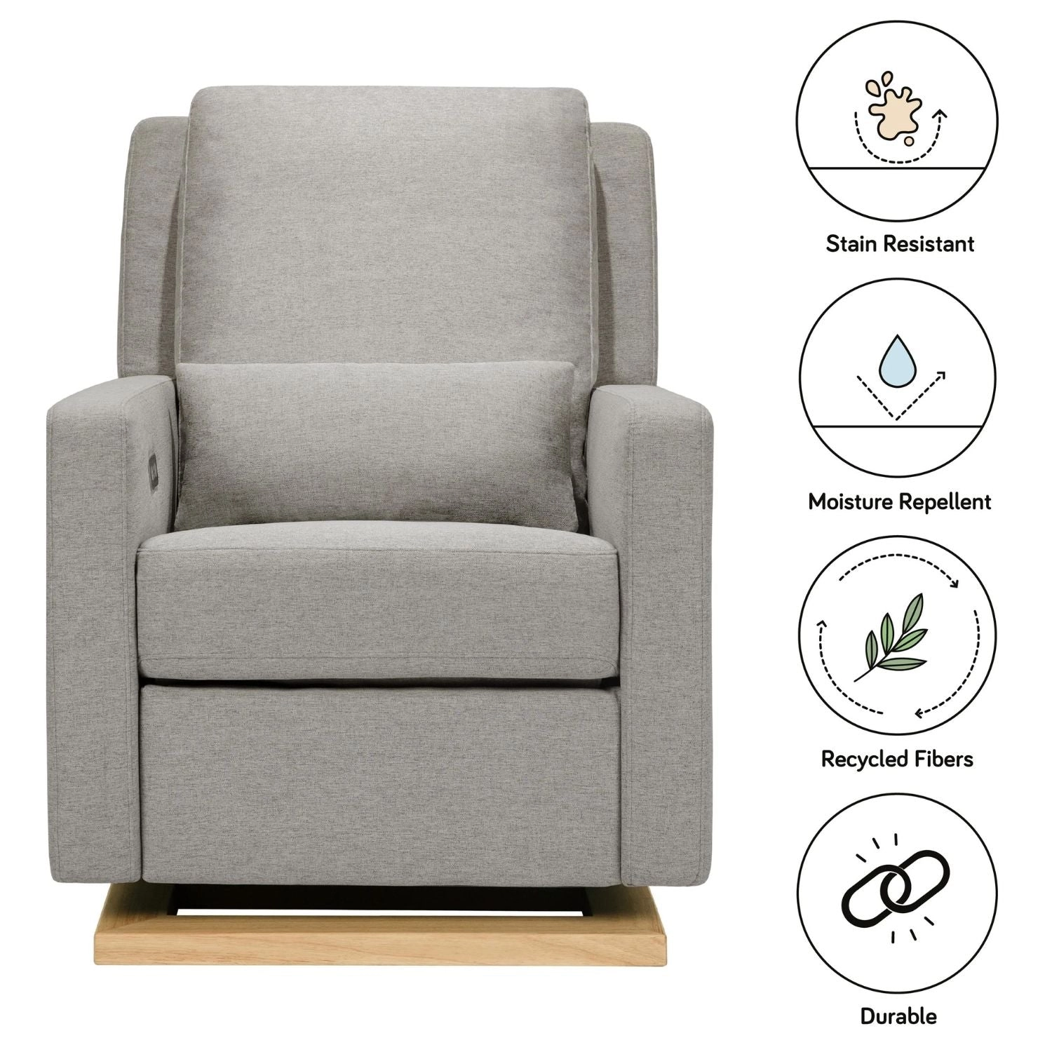 Sigi Electronic Recliner and Glider with USB Port