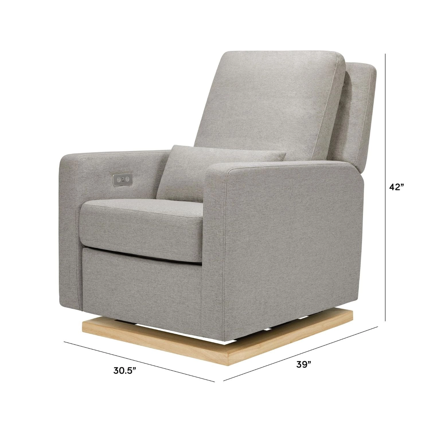 Sigi Electronic Recliner and Glider with USB Port