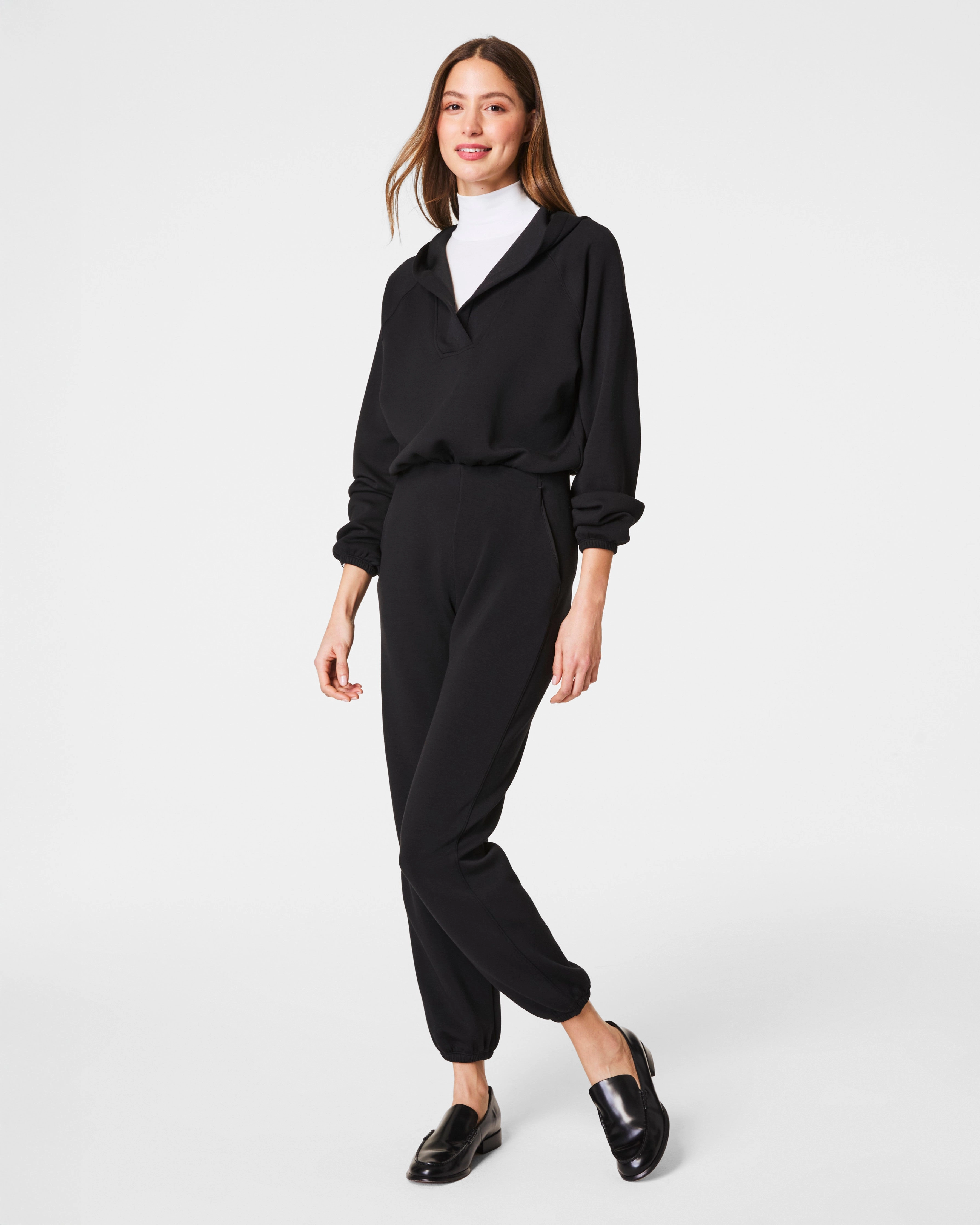 SPANX® AirEssentials V-Neck Hooded Jumpsuit
