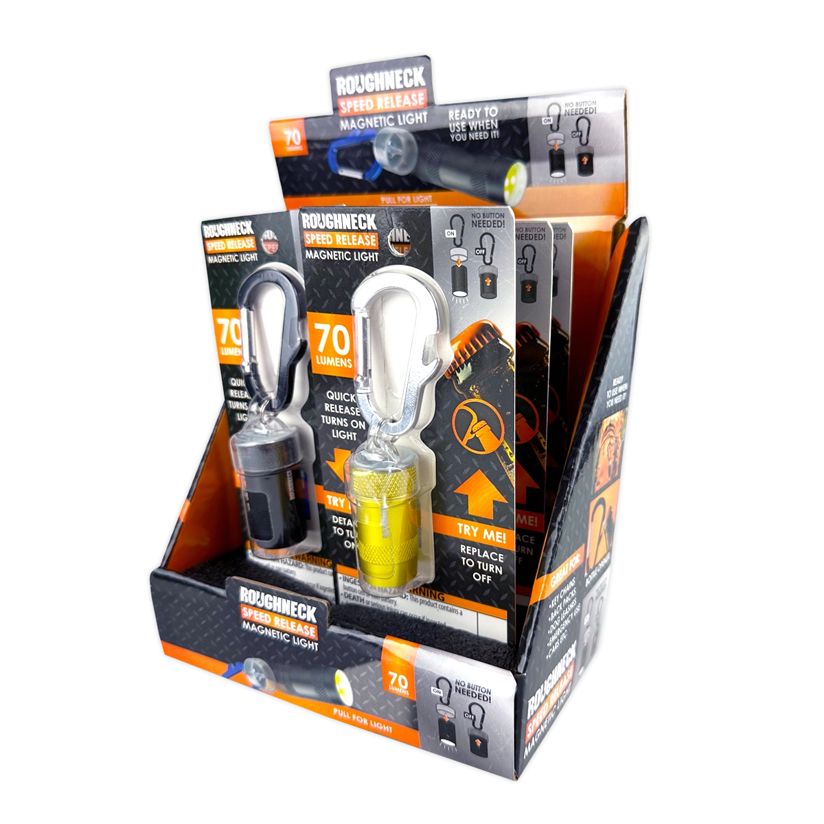 Speed Release Magnetic Light - 6 Pieces Per Retail Ready Display 25323