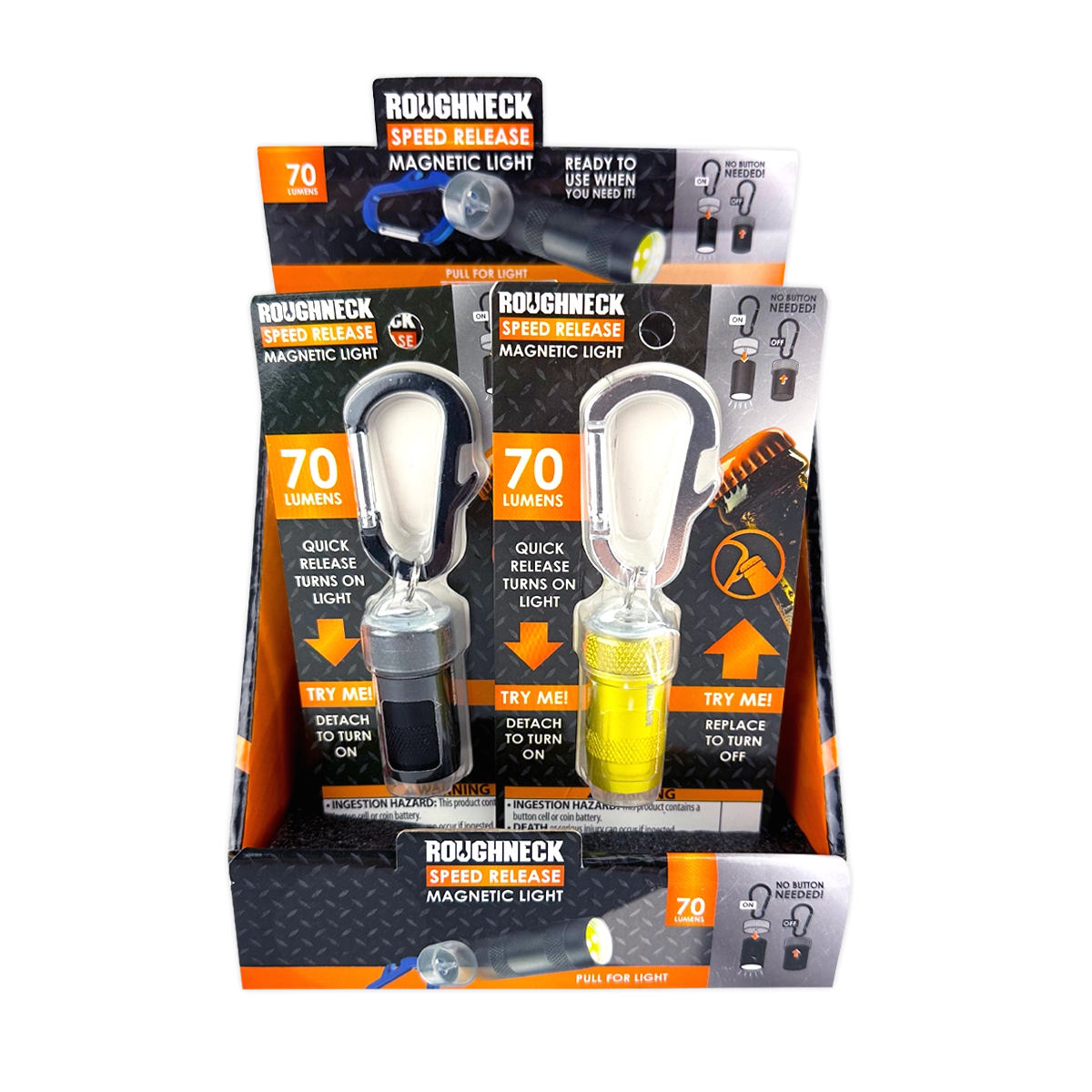 Speed Release Magnetic Light - 6 Pieces Per Retail Ready Display 25323
