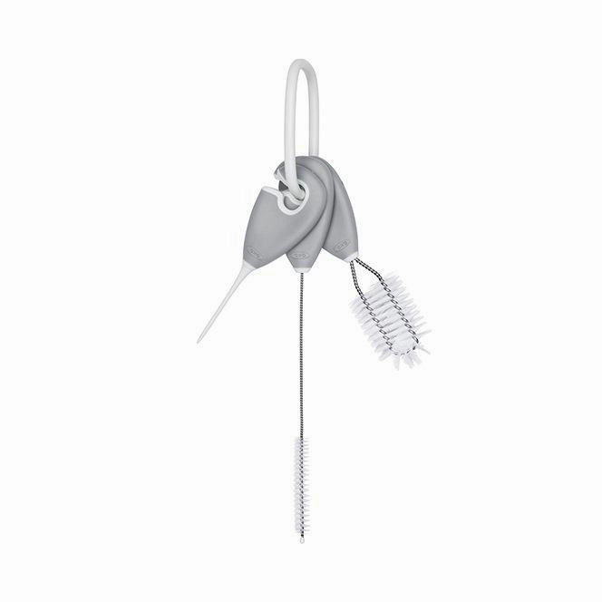 Straw & Sippy Cup Top Cleaning Set - Grey