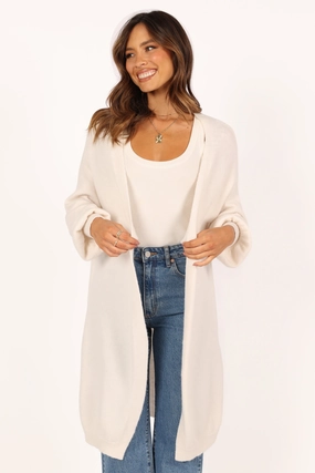 Talk Cardigan - Cream