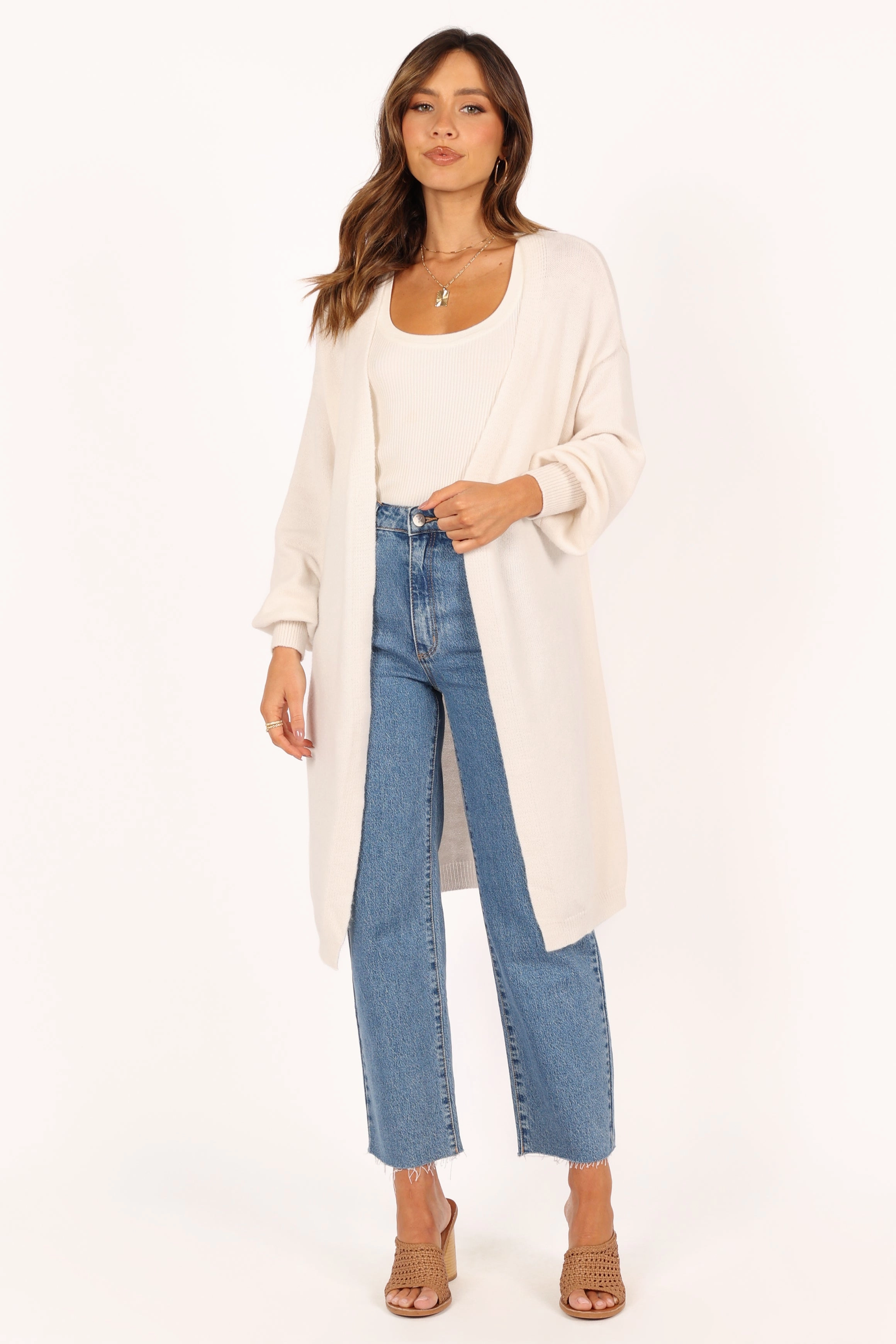Talk Cardigan - Cream