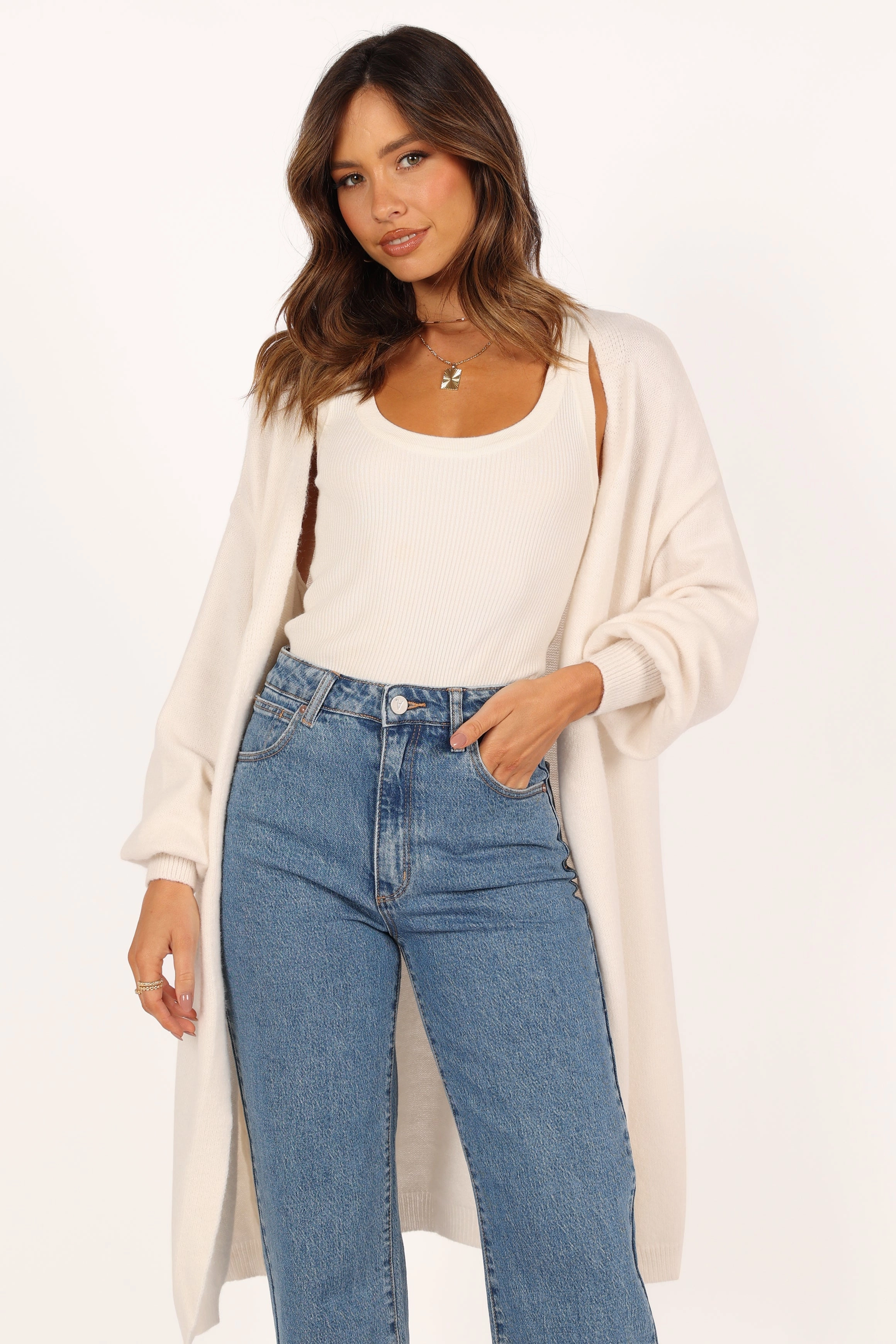 Talk Cardigan - Cream