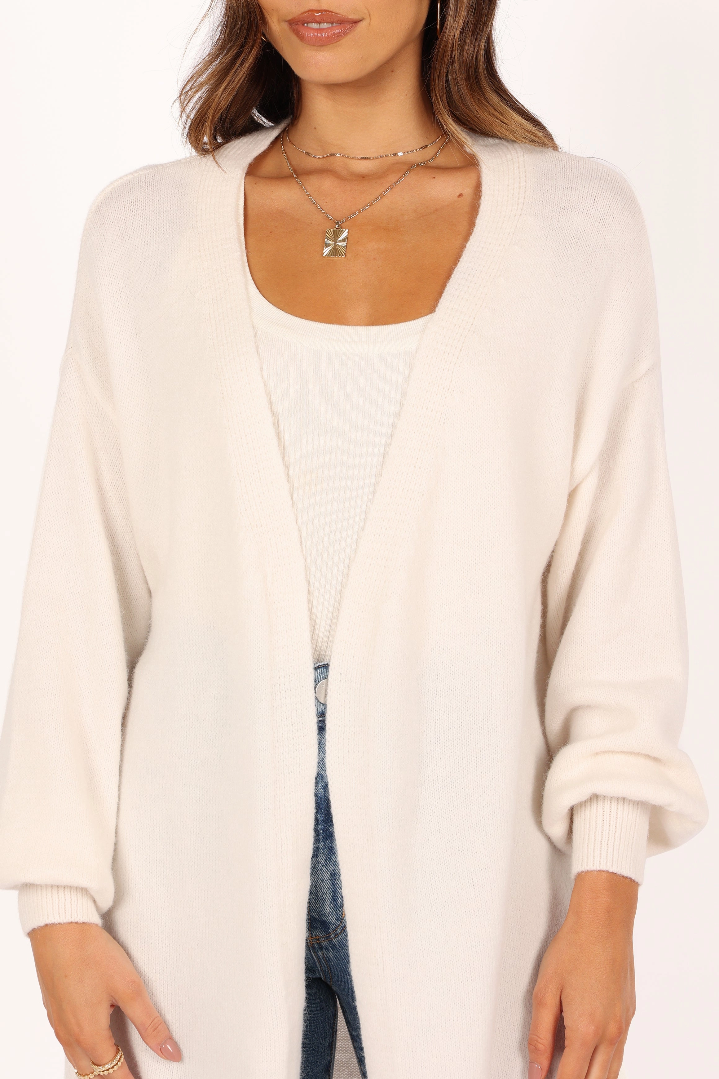 Talk Cardigan - Cream