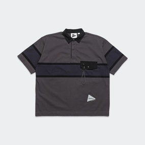Tech Rugby Shirt x and wander - Black