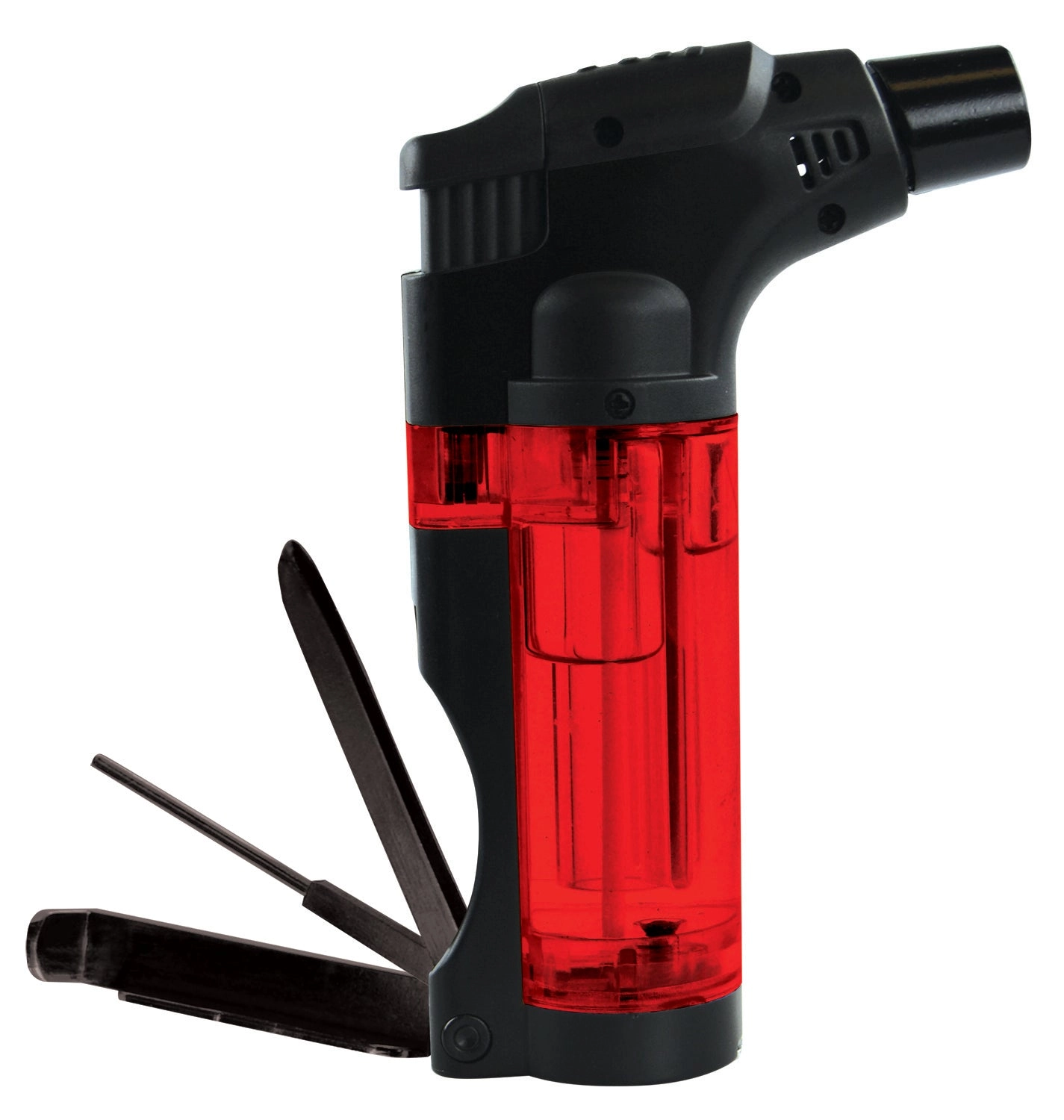 Torch Lighter XXL with Cigar Tools - 12 Pieces Per Retail Ready Display 22384