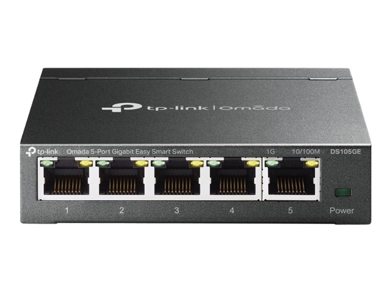 TP-Link Omada DS105GE V1.6 - Switch - smart - 5 x 10/100/1000Base-T - desktop