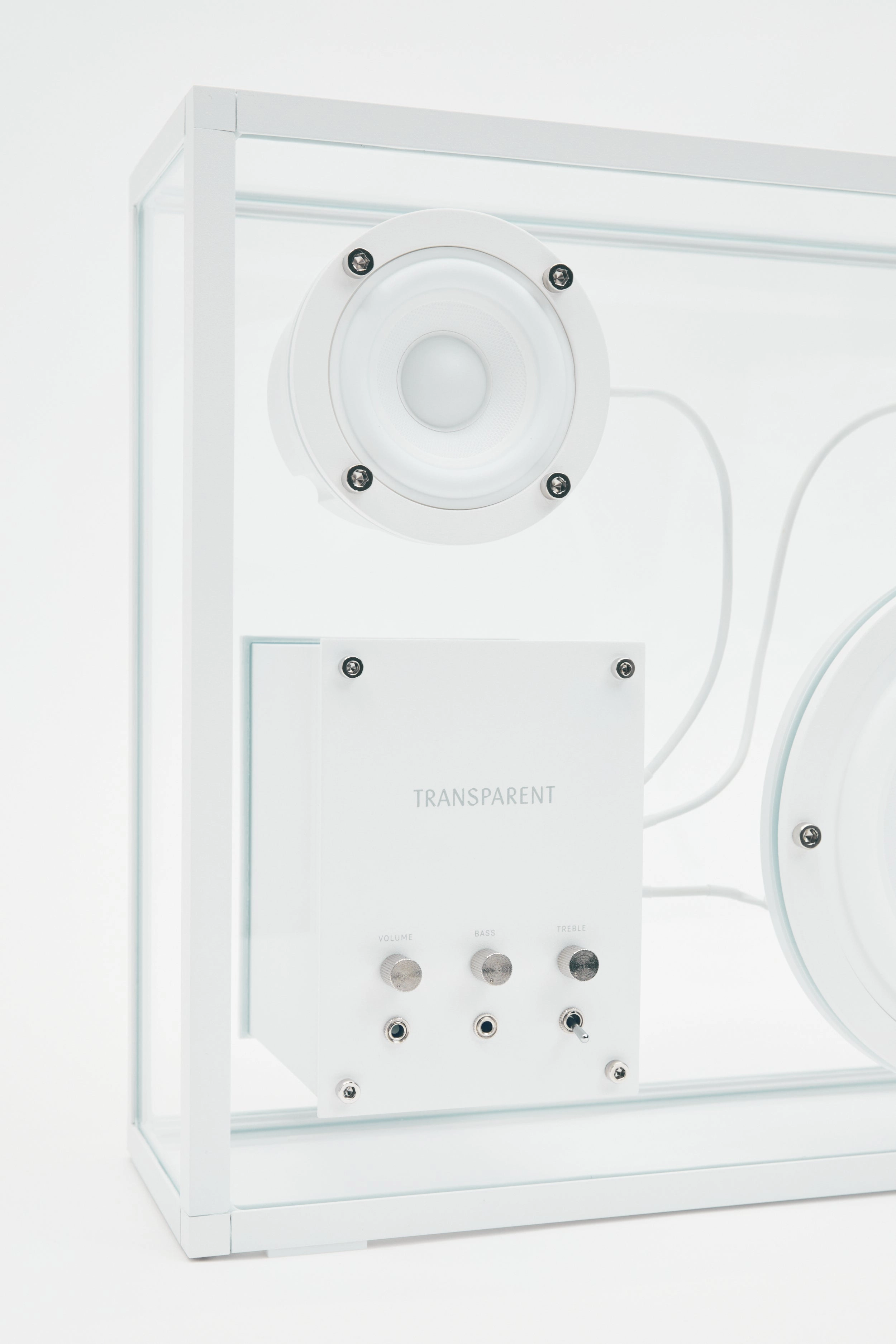 Transparent Speaker White