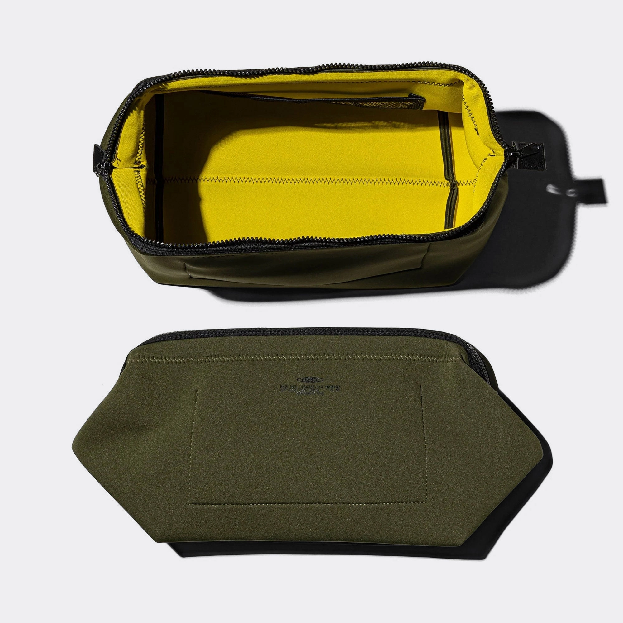 Wired Pouch - Olive/Yellow