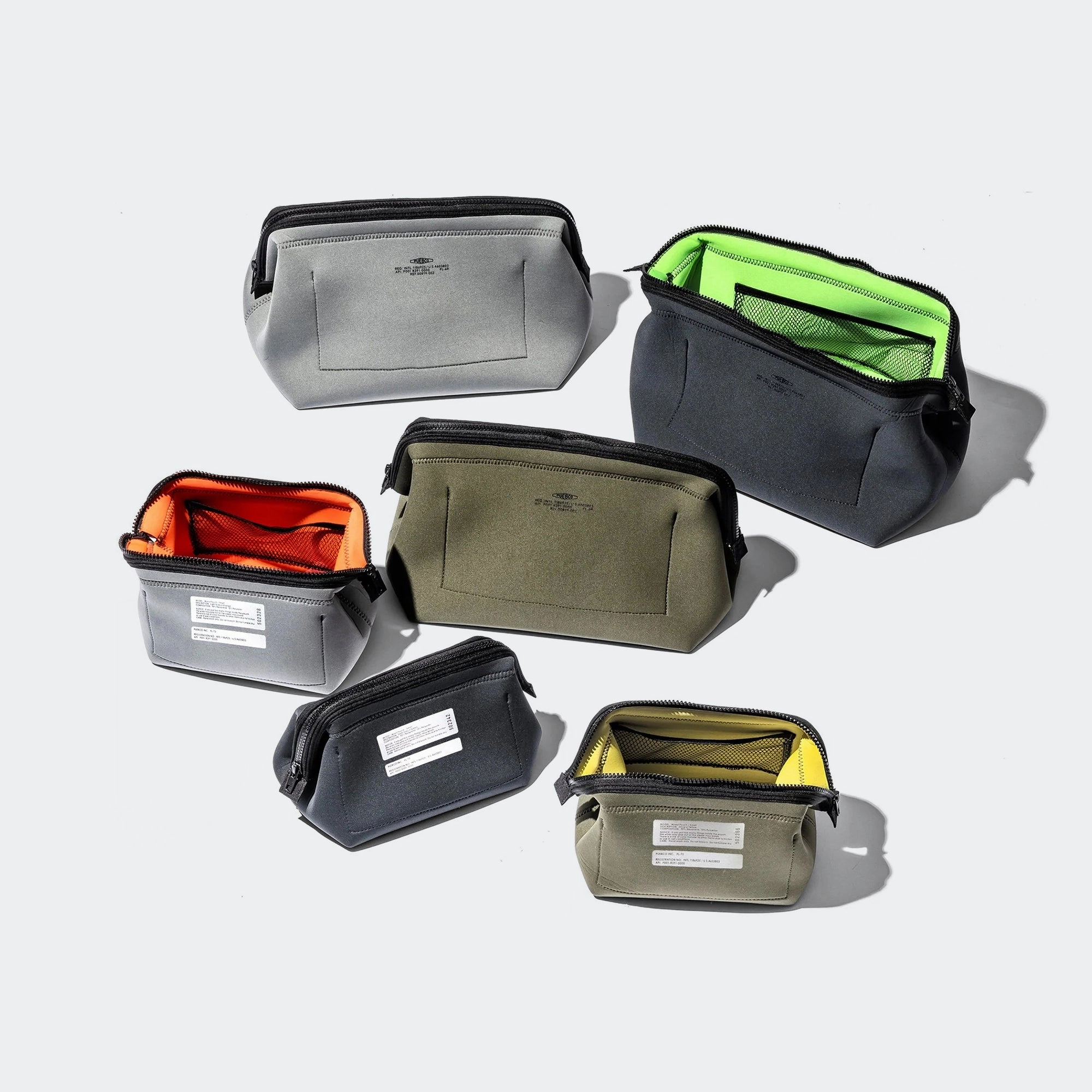 Wired Pouch - Olive/Yellow