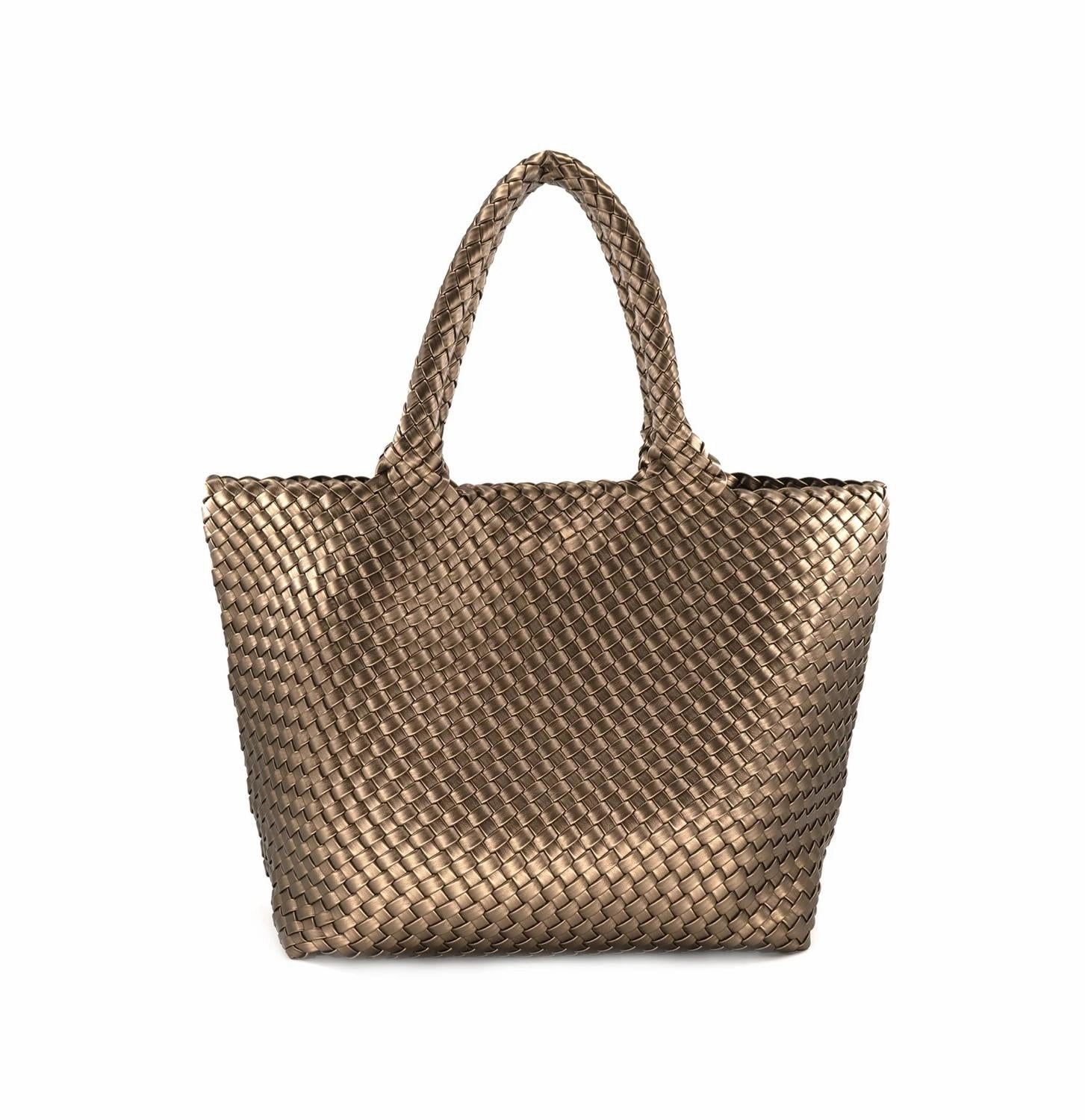 Women's Abbot Woven Tote Bag In Bronze