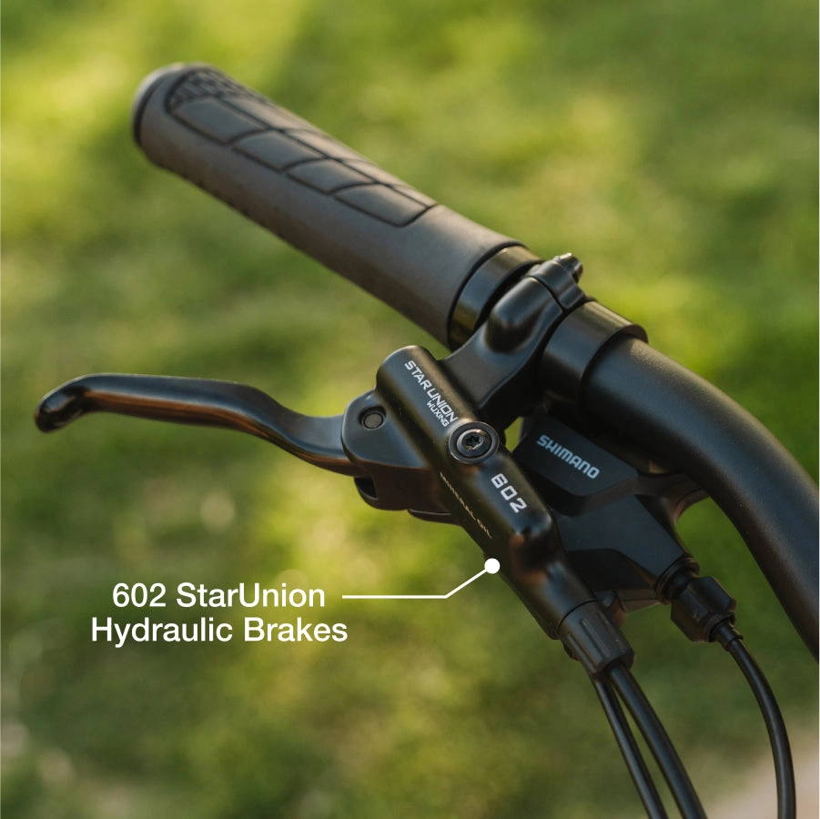 XP4 750 Step-Thru Stratus White   FREE LevelUp Rack, Comfort Seat, Suspension Seat Post, Elite Headlight, Bike Lock ($356 Value)
