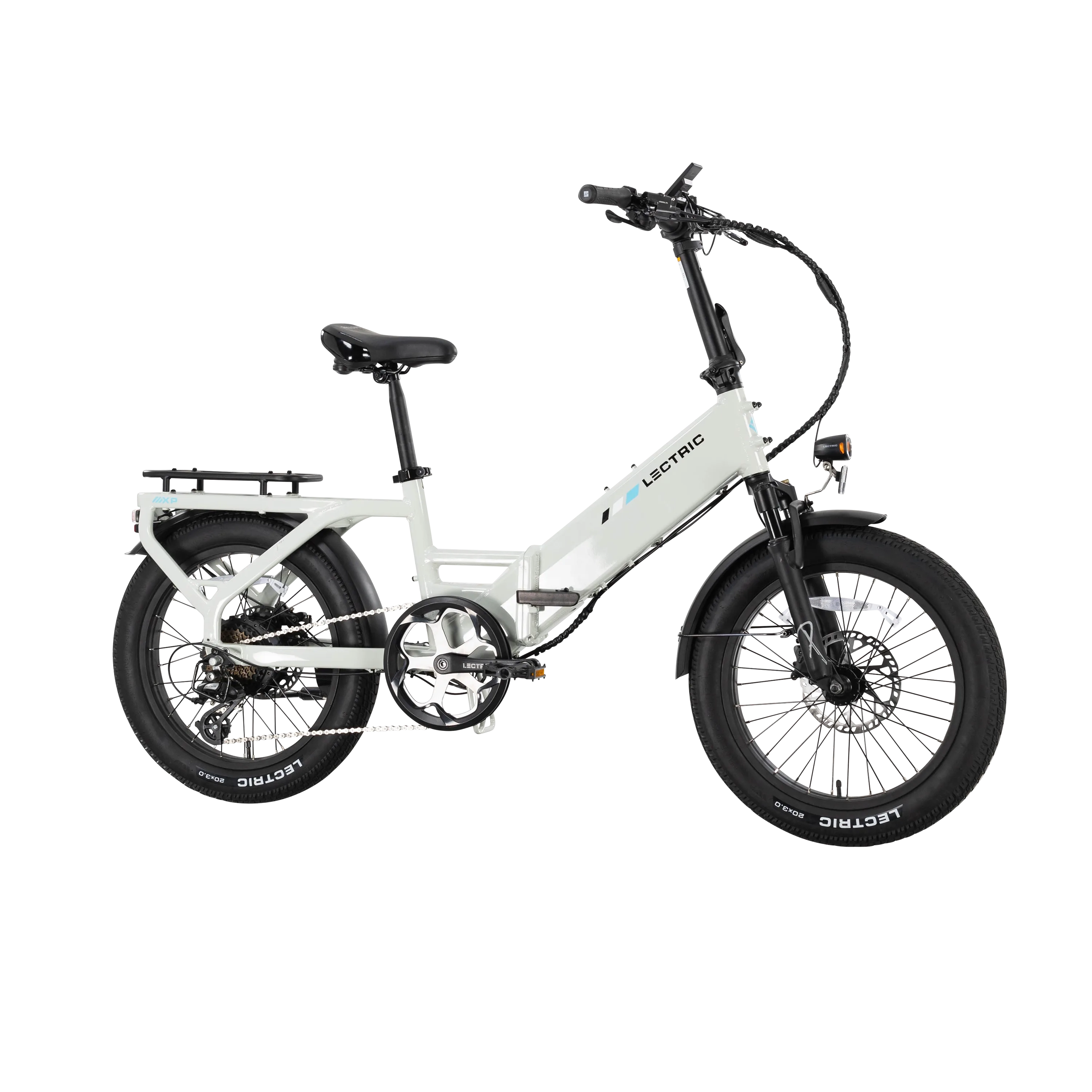 XP4 750 Step-Thru Stratus White   FREE LevelUp Rack, Comfort Seat, Suspension Seat Post, Elite Headlight, Bike Lock ($356 Value)