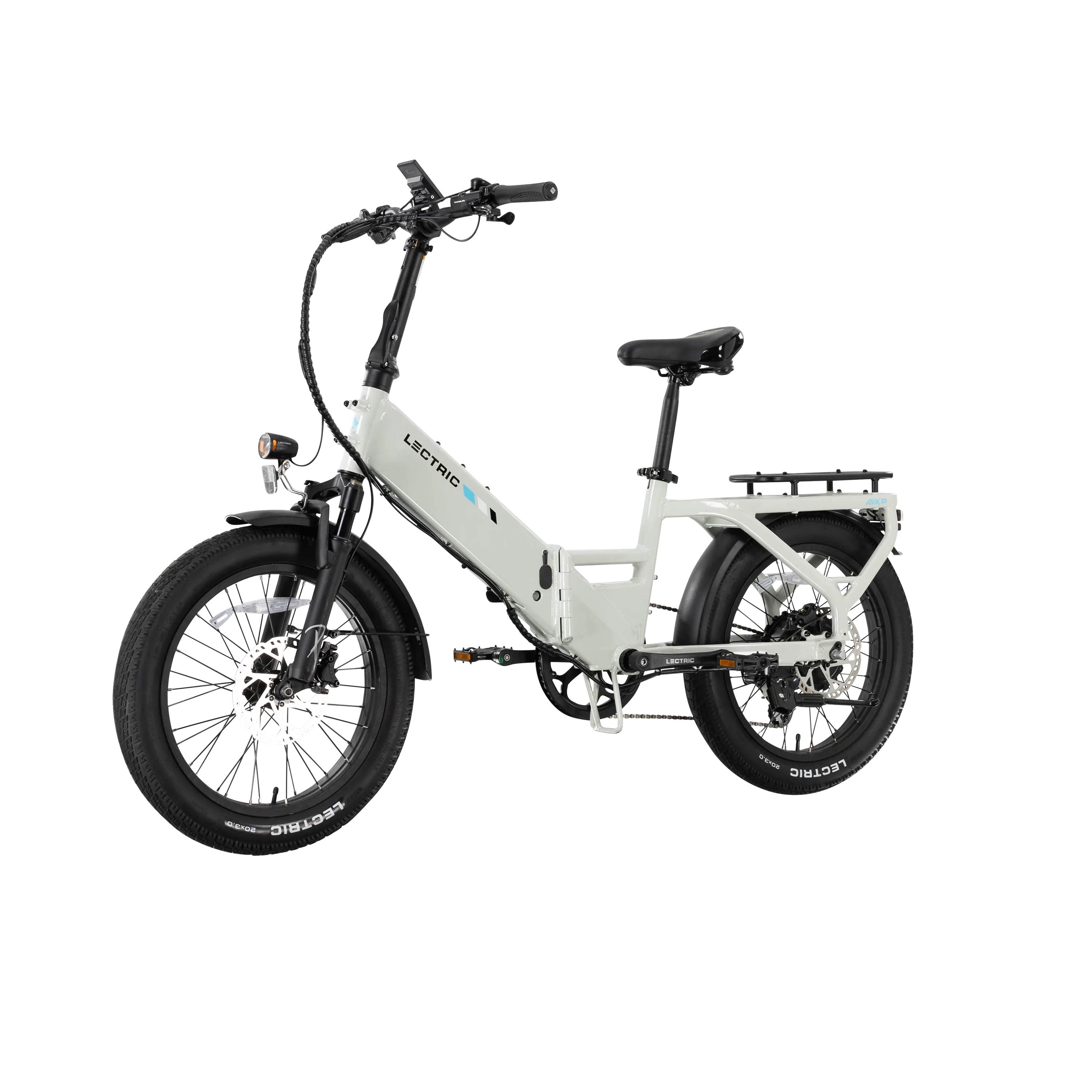 XP4 750 Step-Thru Stratus White   FREE LevelUp Rack, Comfort Seat, Suspension Seat Post, Elite Headlight, Bike Lock ($356 Value)