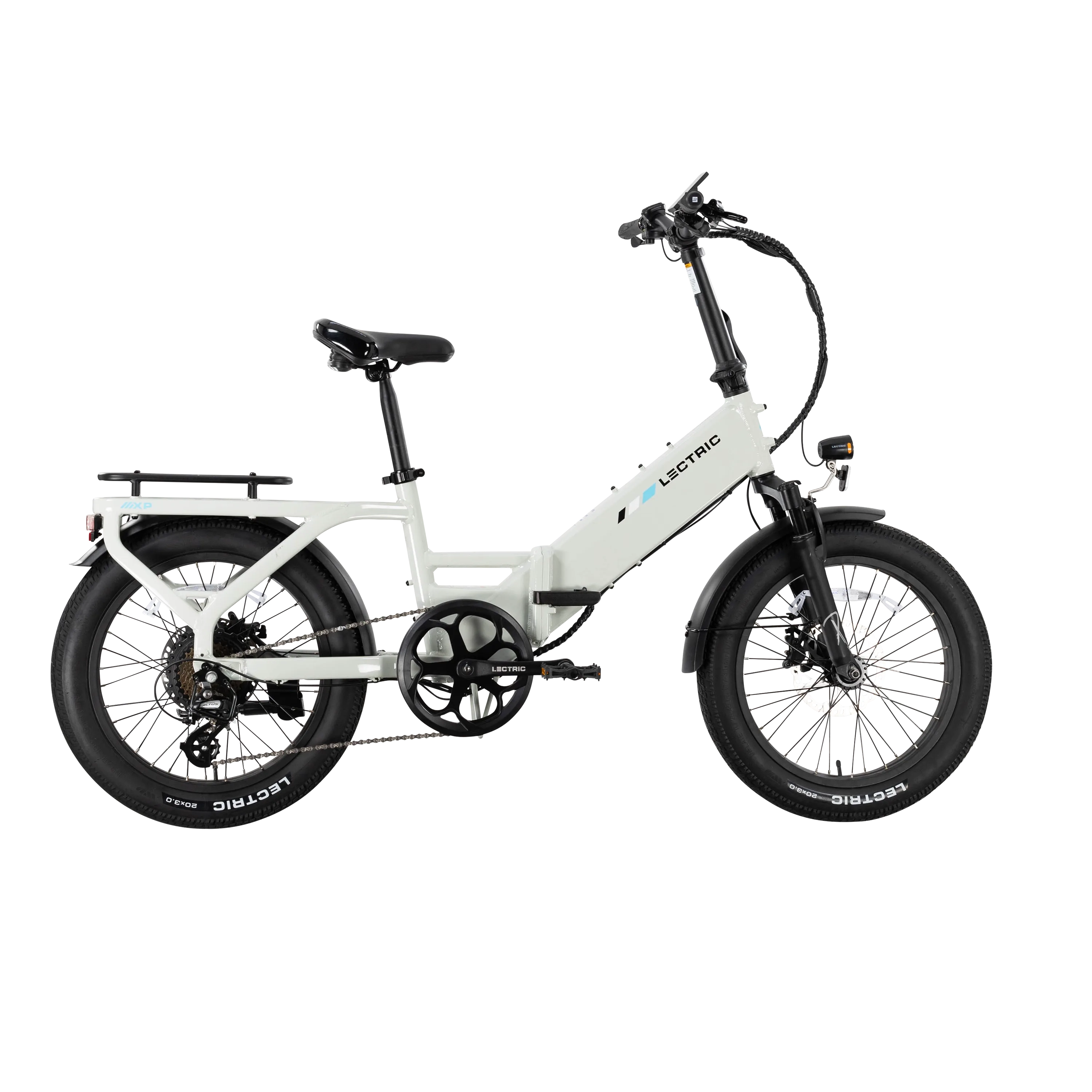 XP4 750 Step-Thru Stratus White   FREE LevelUp Rack, Comfort Seat, Suspension Seat Post, Elite Headlight, Bike Lock ($356 Value)