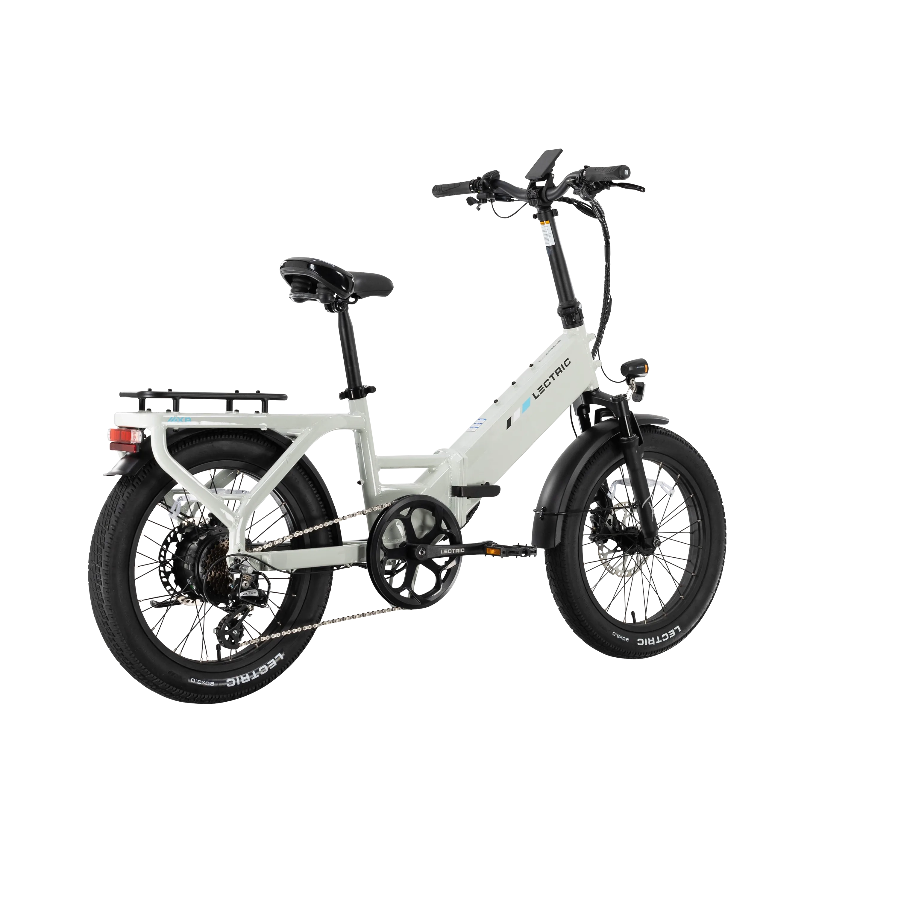 XP4 750 Step-Thru Stratus White   FREE LevelUp Rack, Comfort Seat, Suspension Seat Post, Elite Headlight, Bike Lock ($356 Value)