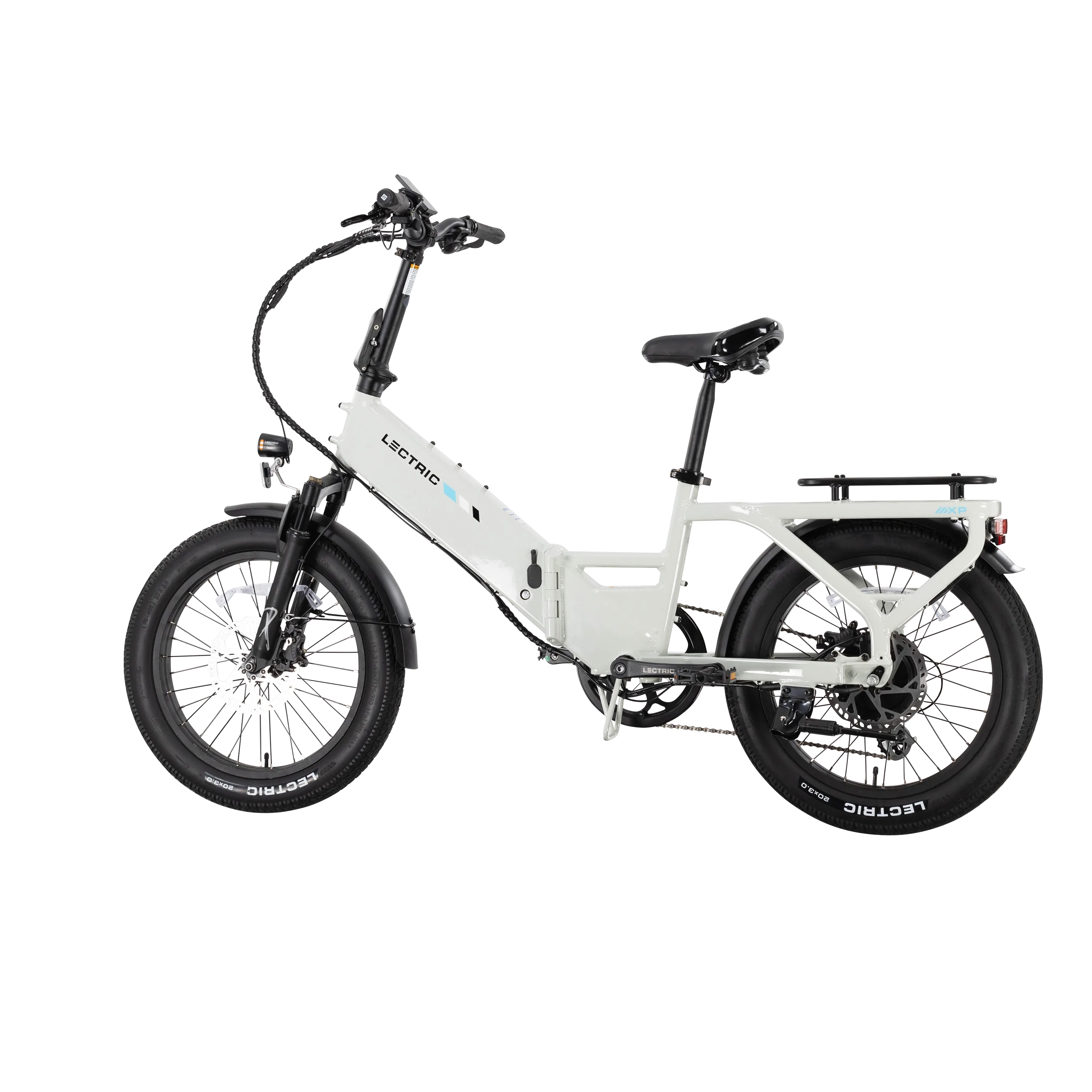 XP4 750 Step-Thru Stratus White   FREE LevelUp Rack, Comfort Seat, Suspension Seat Post, Elite Headlight, Bike Lock ($356 Value)