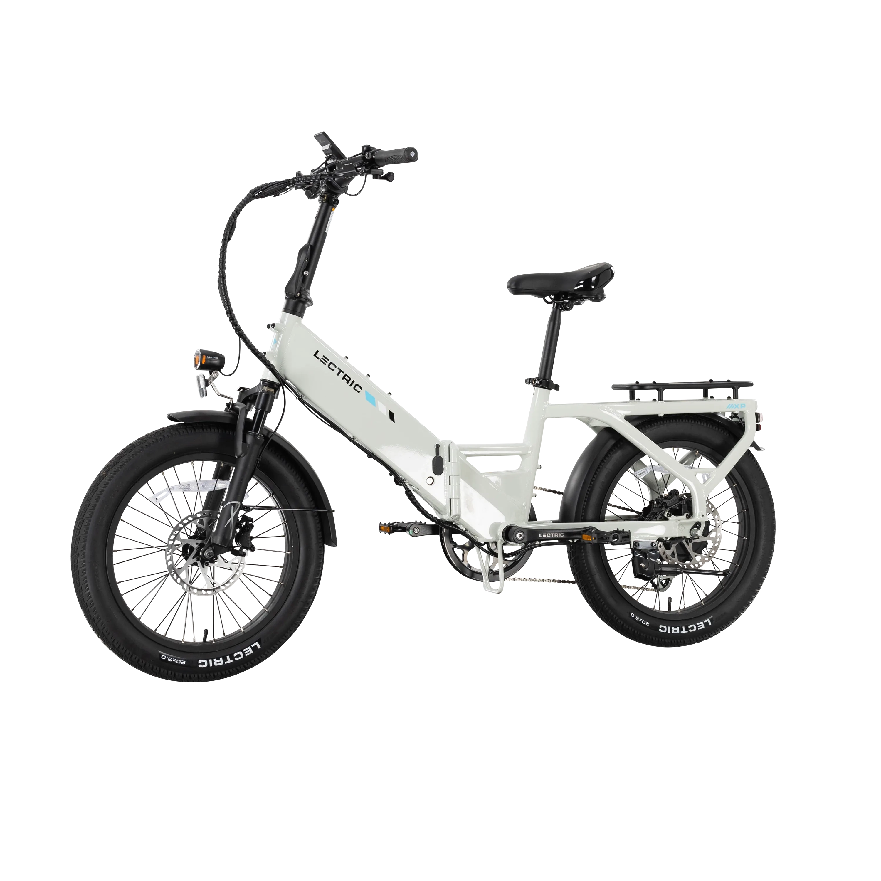 XP4 750 Step-Thru Stratus White   FREE LevelUp Rack, Comfort Seat, Suspension Seat Post, Elite Headlight, Bike Lock ($356 Value)