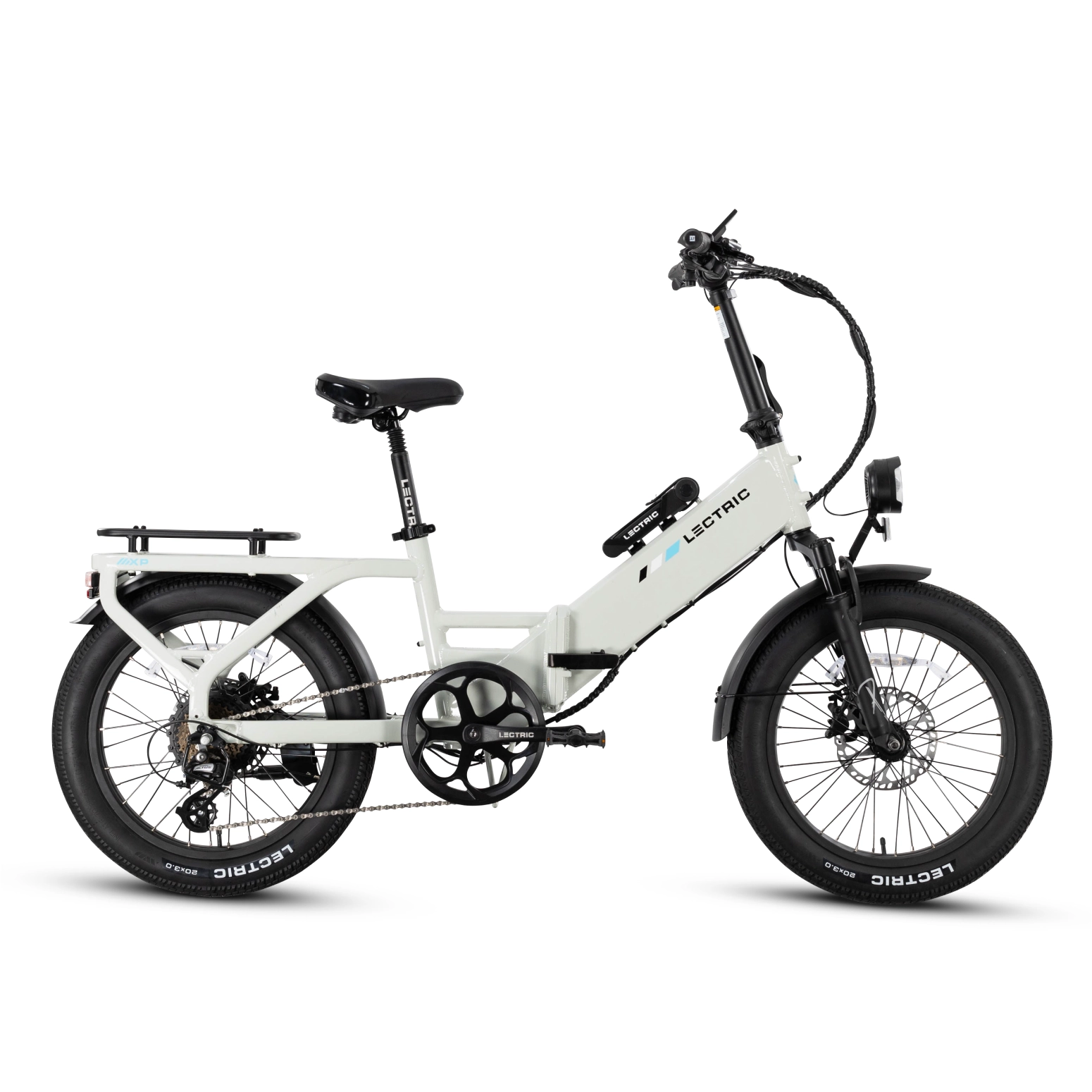 XP4 750 Step-Thru Stratus White   FREE LevelUp Rack, Comfort Seat, Suspension Seat Post, Elite Headlight, Bike Lock ($356 Value)