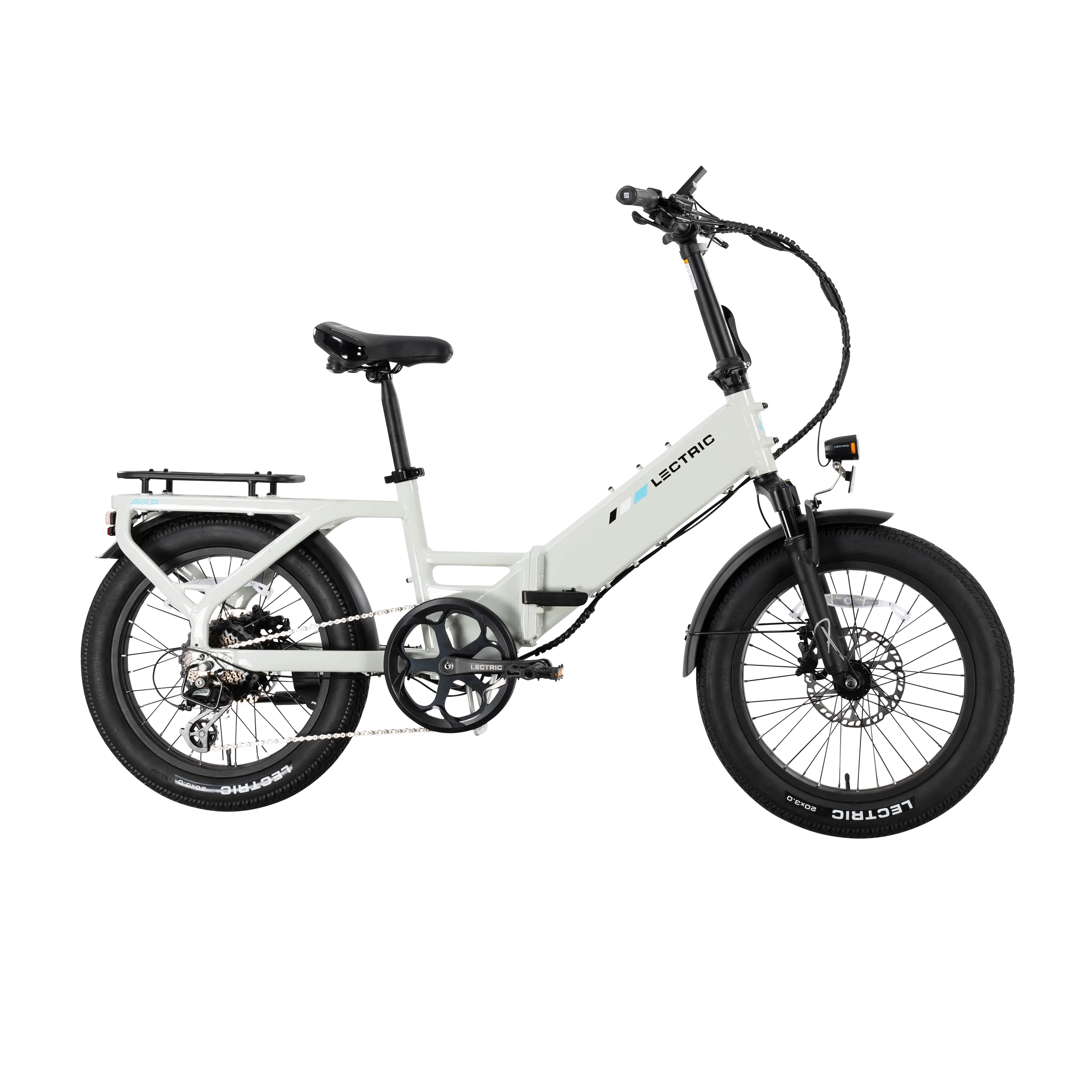 XP4 750 Step-Thru Stratus White   FREE LevelUp Rack, Comfort Seat, Suspension Seat Post, Elite Headlight, Bike Lock ($356 Value)